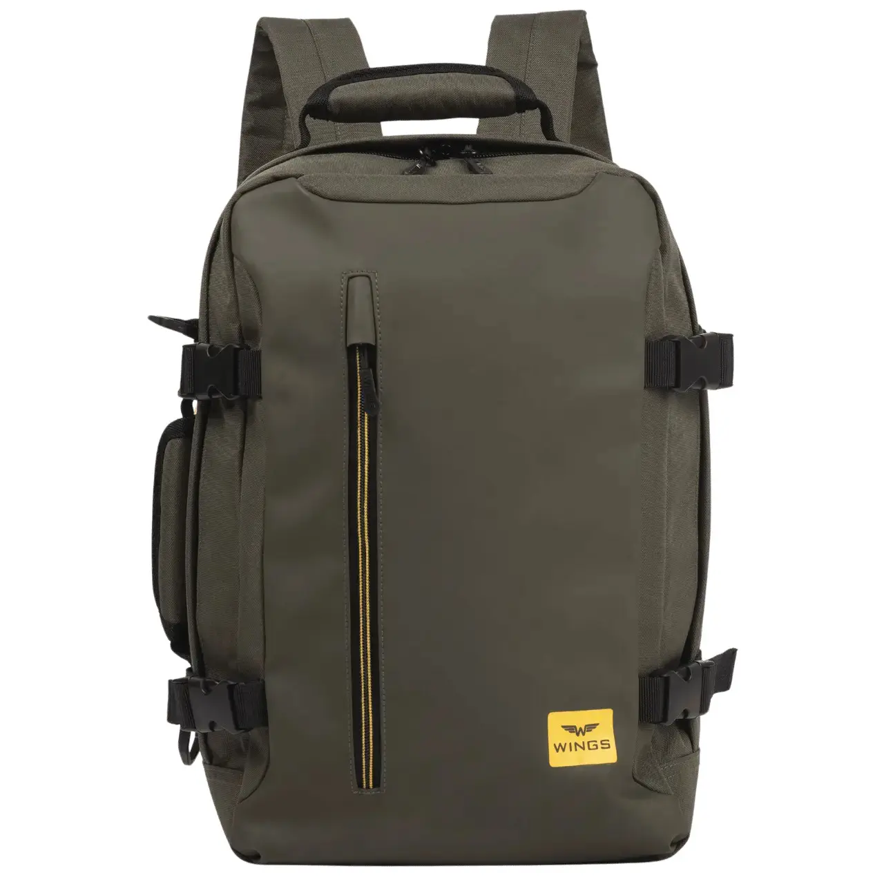 Merkloos Reistas, 20L, Donkergroen, Waterdicht PU Leer & Polyester