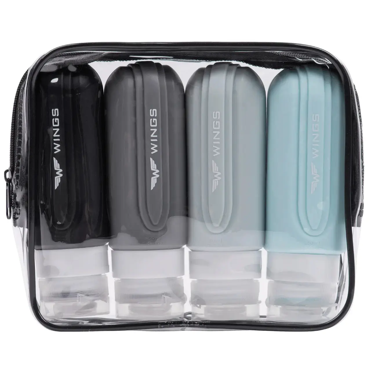 Flacone vuoto in silicone Wings (x4)