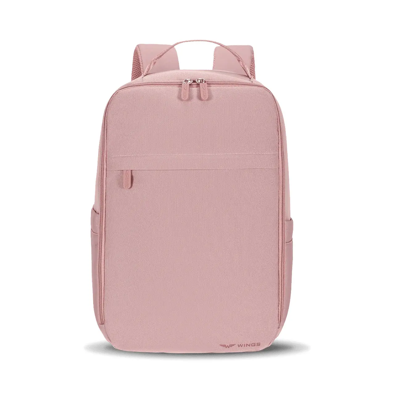 WINGS handbagage rugzak 40x25x20cm, laptop 15,6", 20L, roze