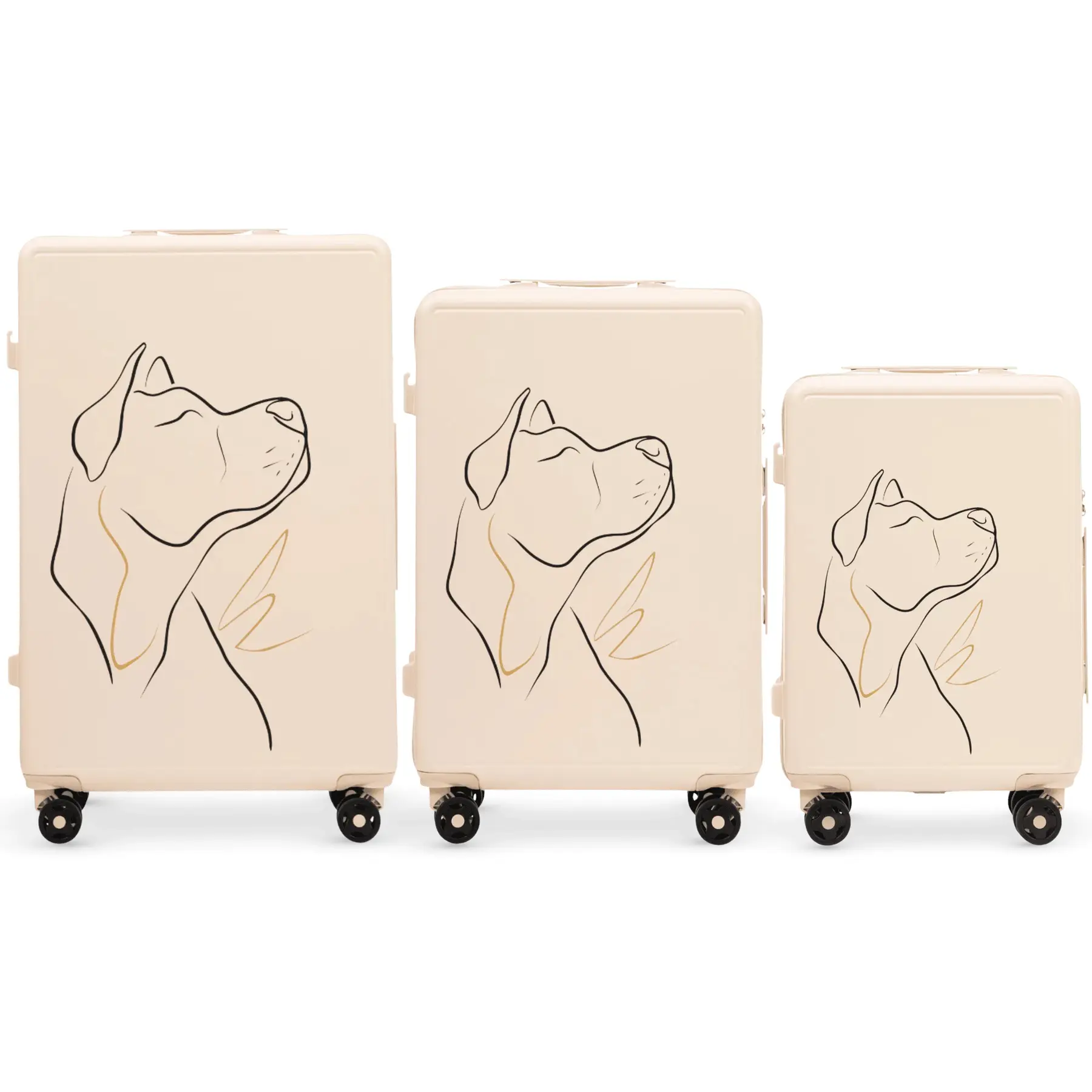 Trolley Wings ABS+ Dog (x3)