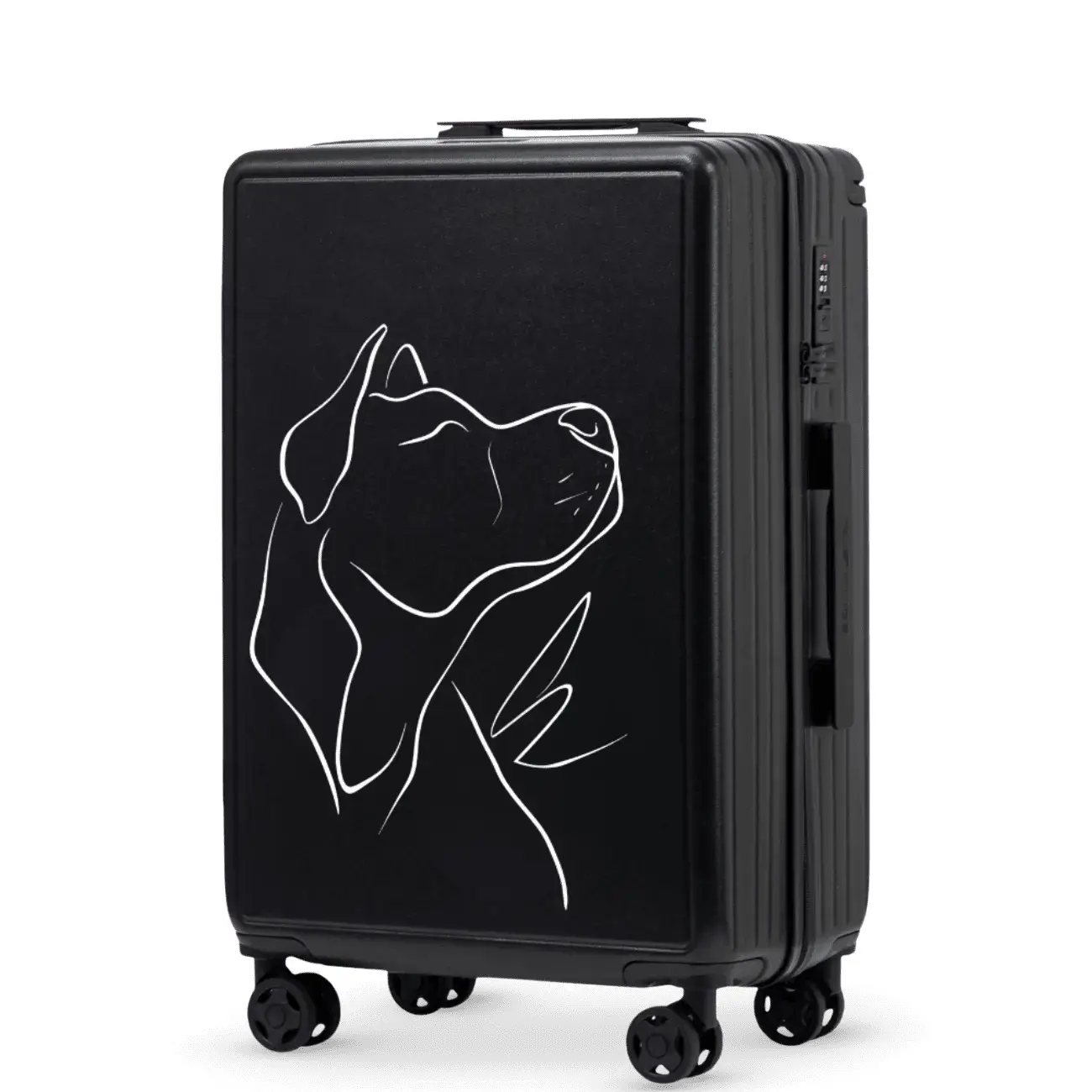 Valigia media Wings ABS+ Customized Dog 24"