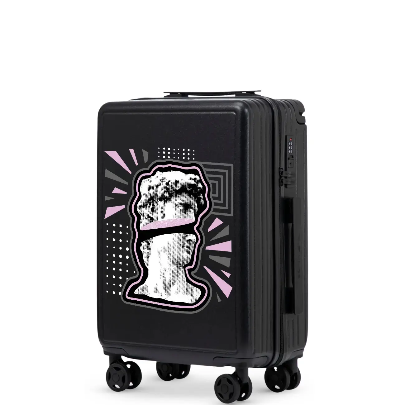 Valigia a mano personalizzata Wings ABS+ Popiersie 20"