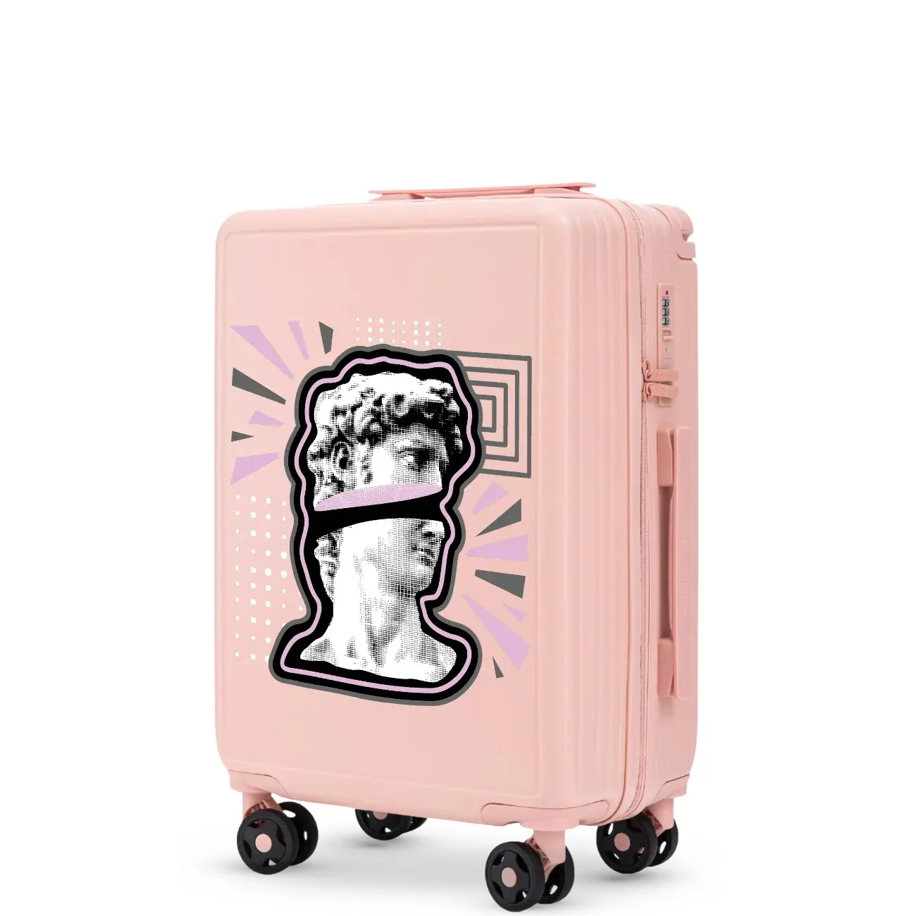 Valigia a mano personalizzata Wings ABS+ Popiersie 20"