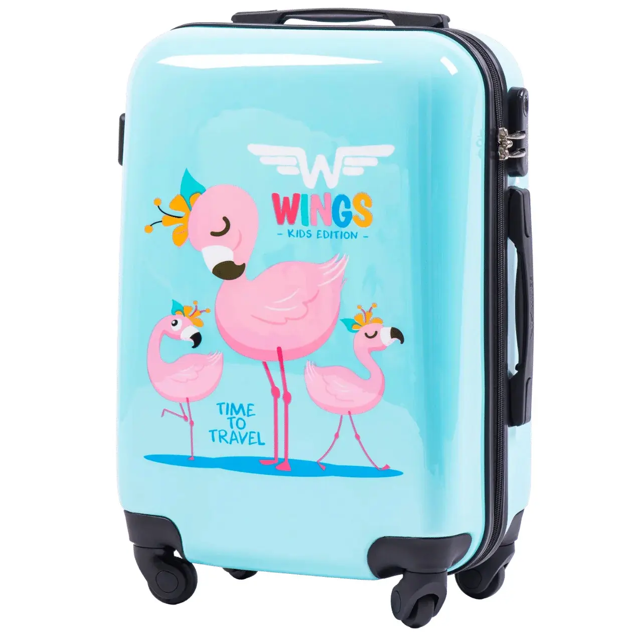 Kinderkoffer Wings Jay Flamingo 20"