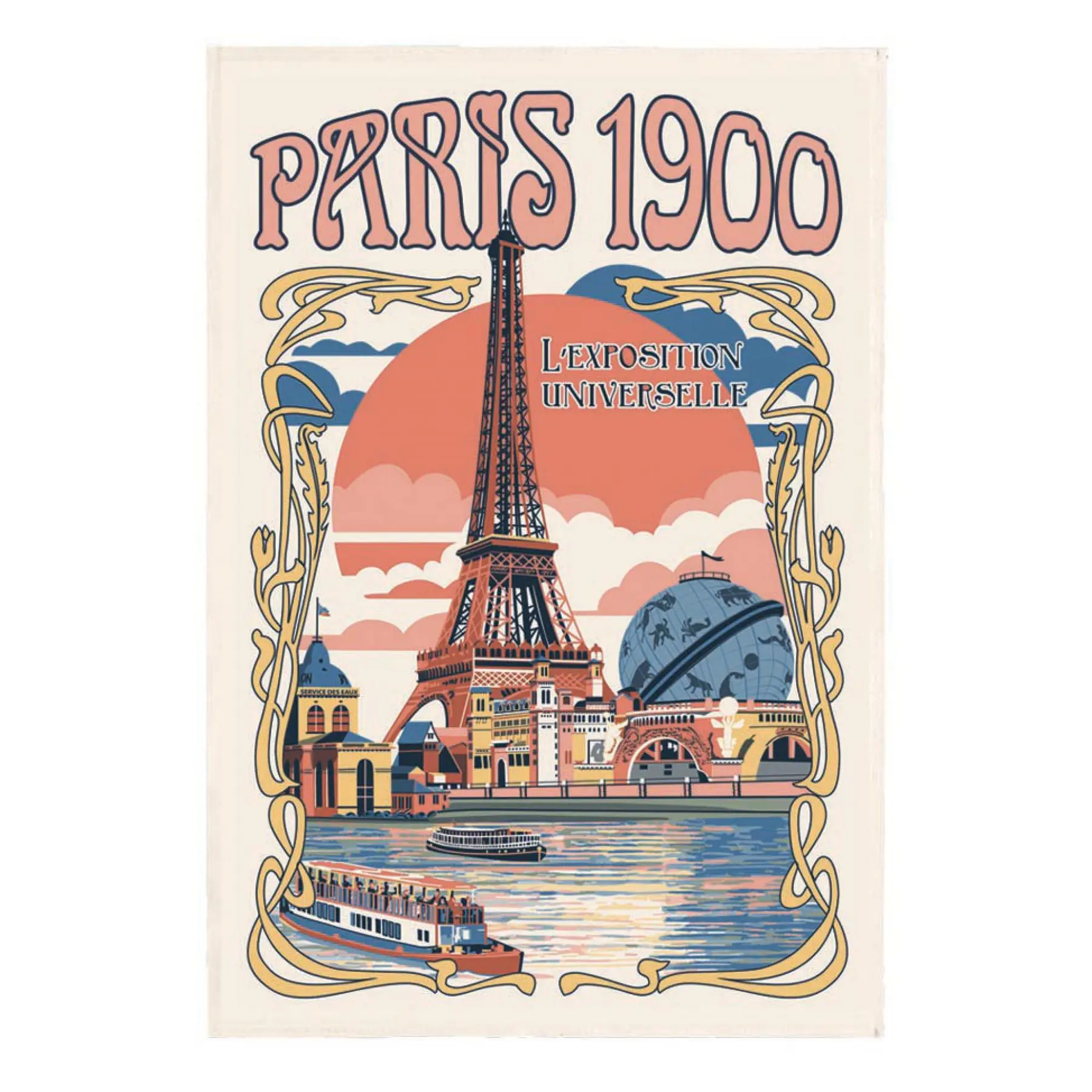 Torchon paris expo universelle Winkler