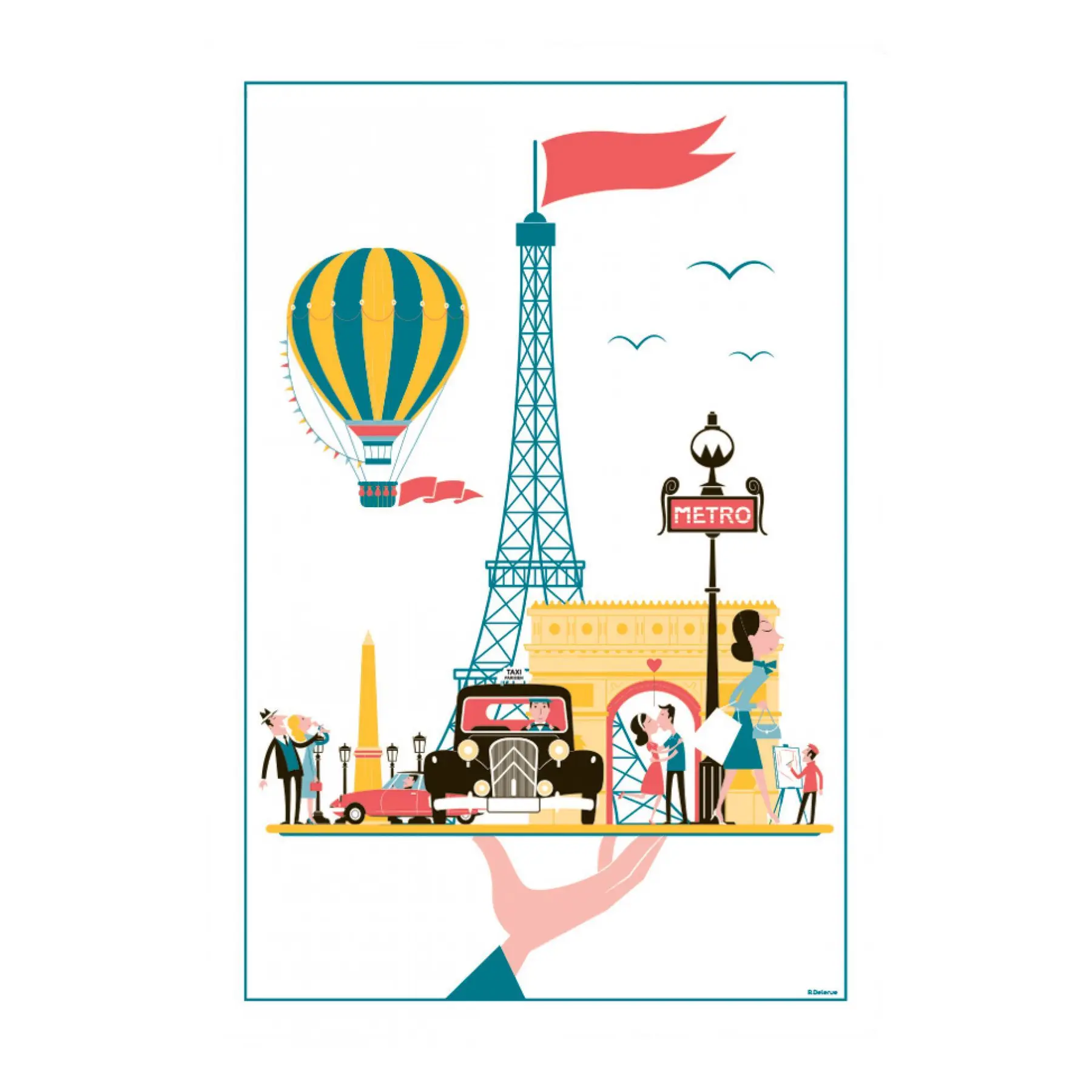 Torchon Paris Plateau Winkler