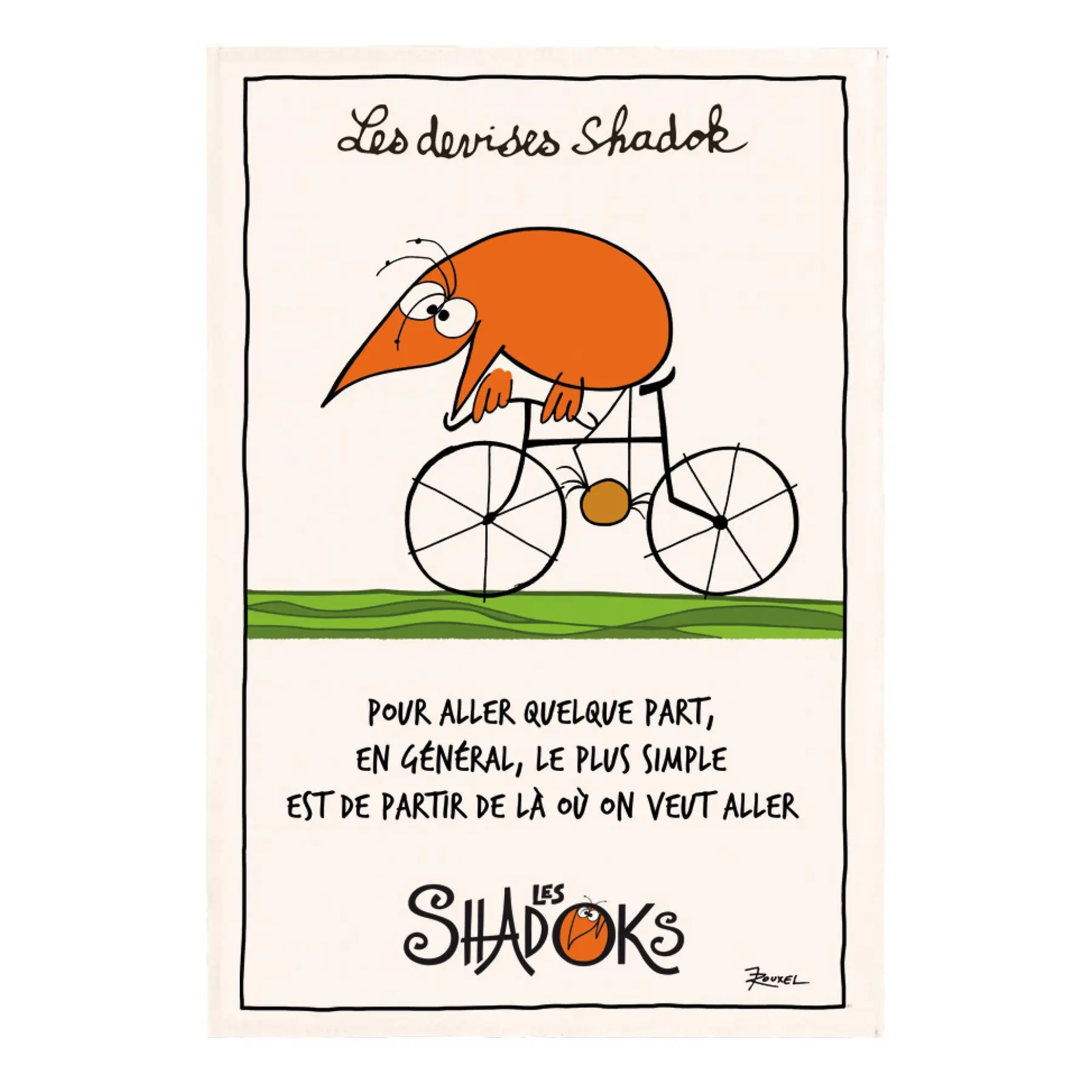 Torchon Winkler Shadok