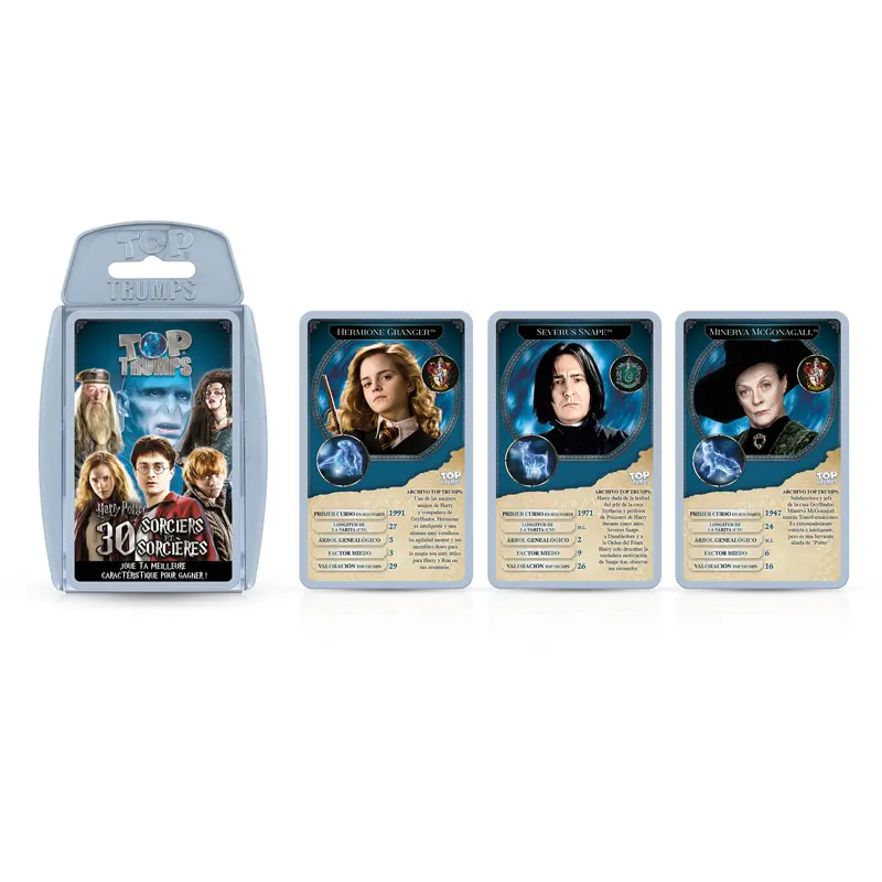 Jeux de société Hpotter Winning Moves Top Trumps Jeux de société Hpotter Winning Moves Top Trumps