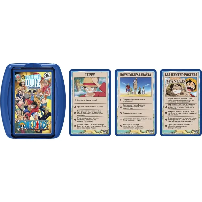 Jeux de carte quizz 500 questions opiece Winning Moves Jeux de carte quizz 500 questions opiece Winning Moves