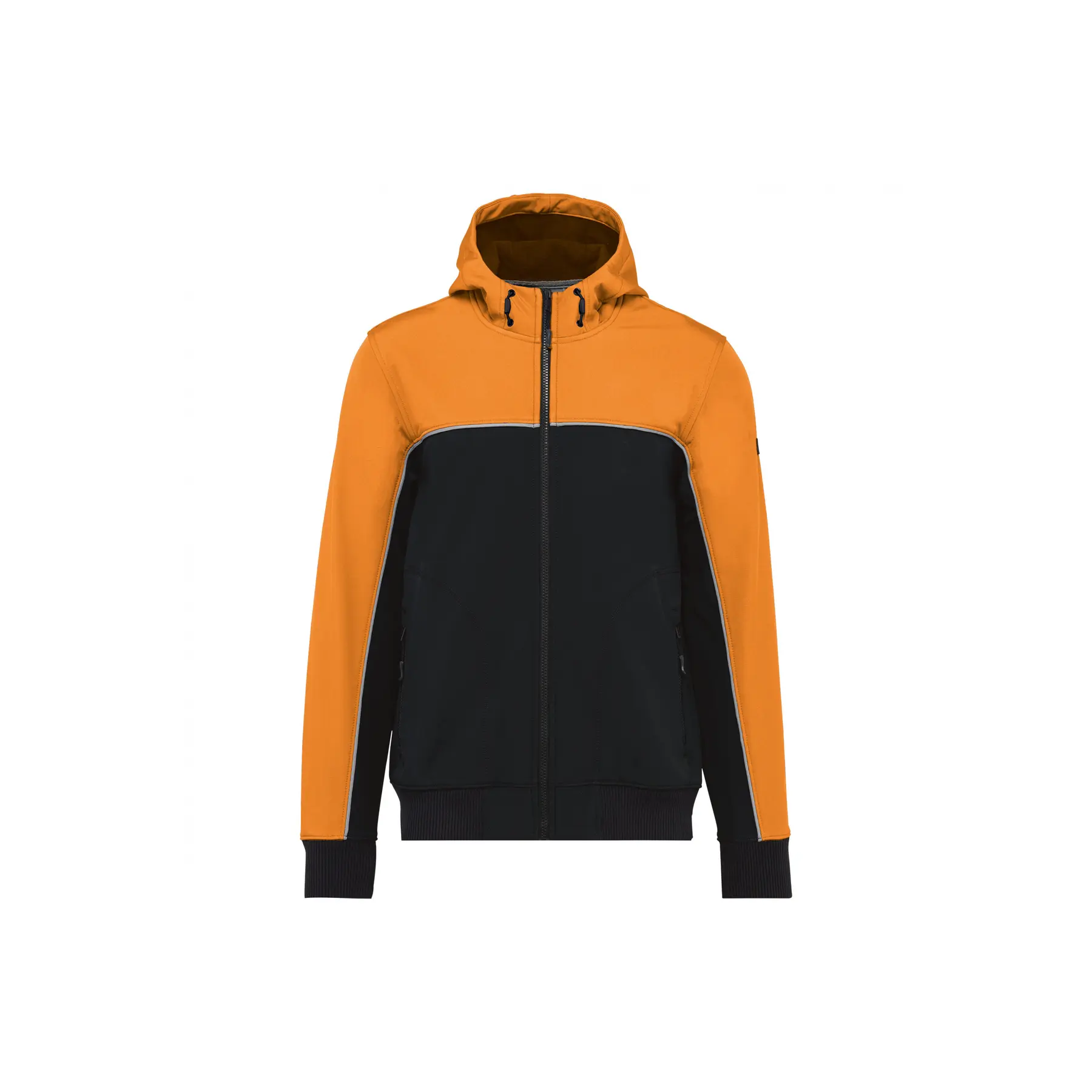 Felpa con zip e cappuccio WK. Designed To Work Softshell Bionic-Finish Eco