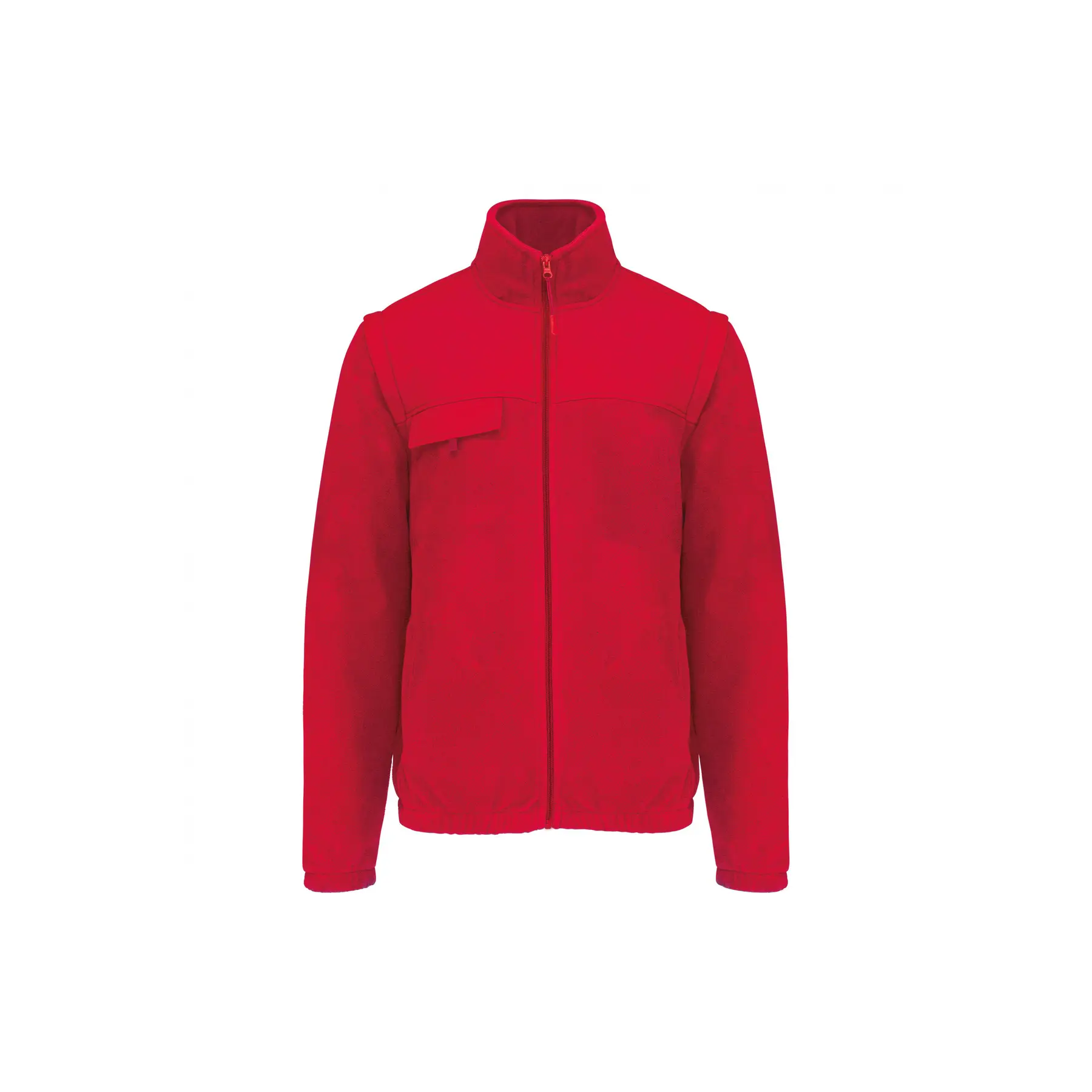 Pile con maniche con zip WK. Designed To Work