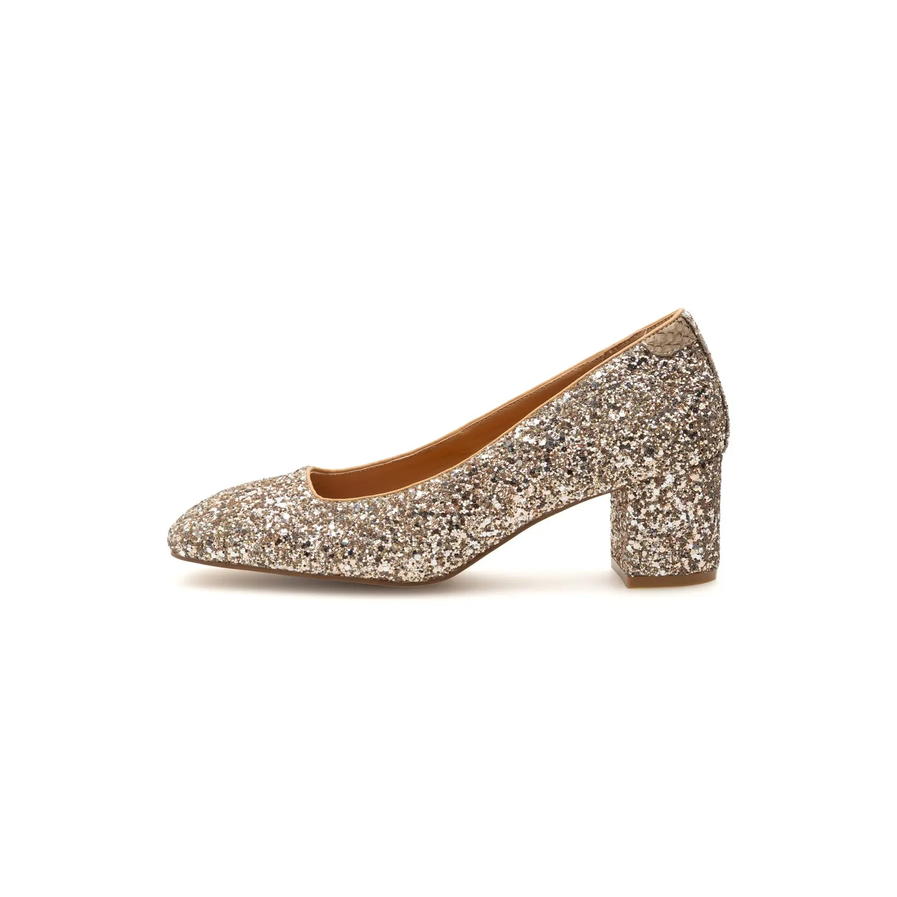 Scarpe con tacco paillettes donna  Marie Low