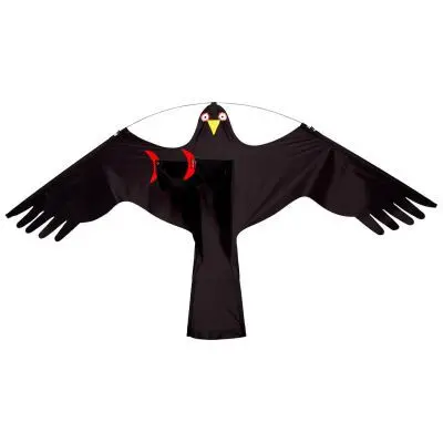 Wolkenstürmer Unisex Schwarz Schreckenser Kites (Ohne Stange) Bird