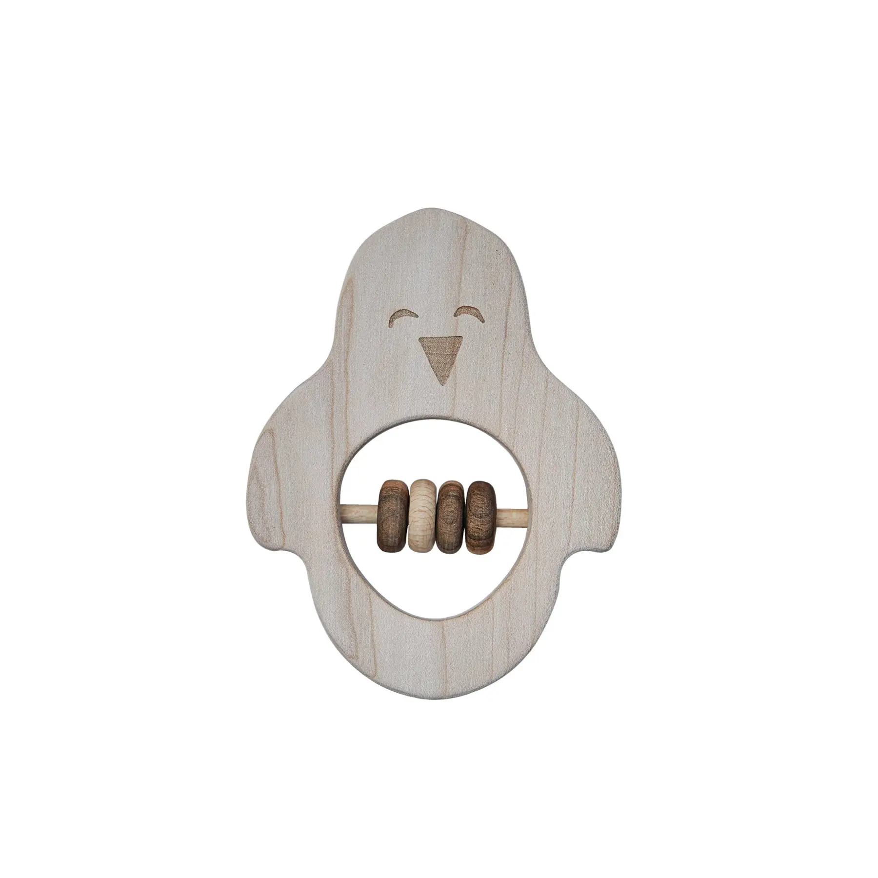Hochet Wooden Story Penguin