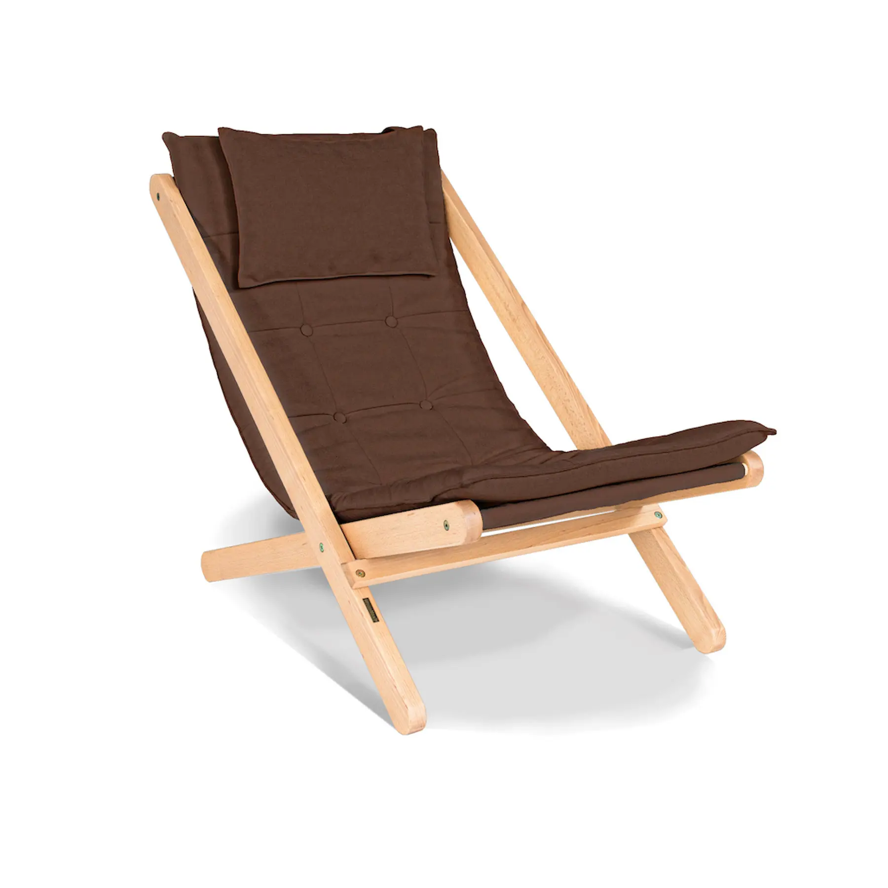 Unbehandelter Liegestuhl Woodman Allegro