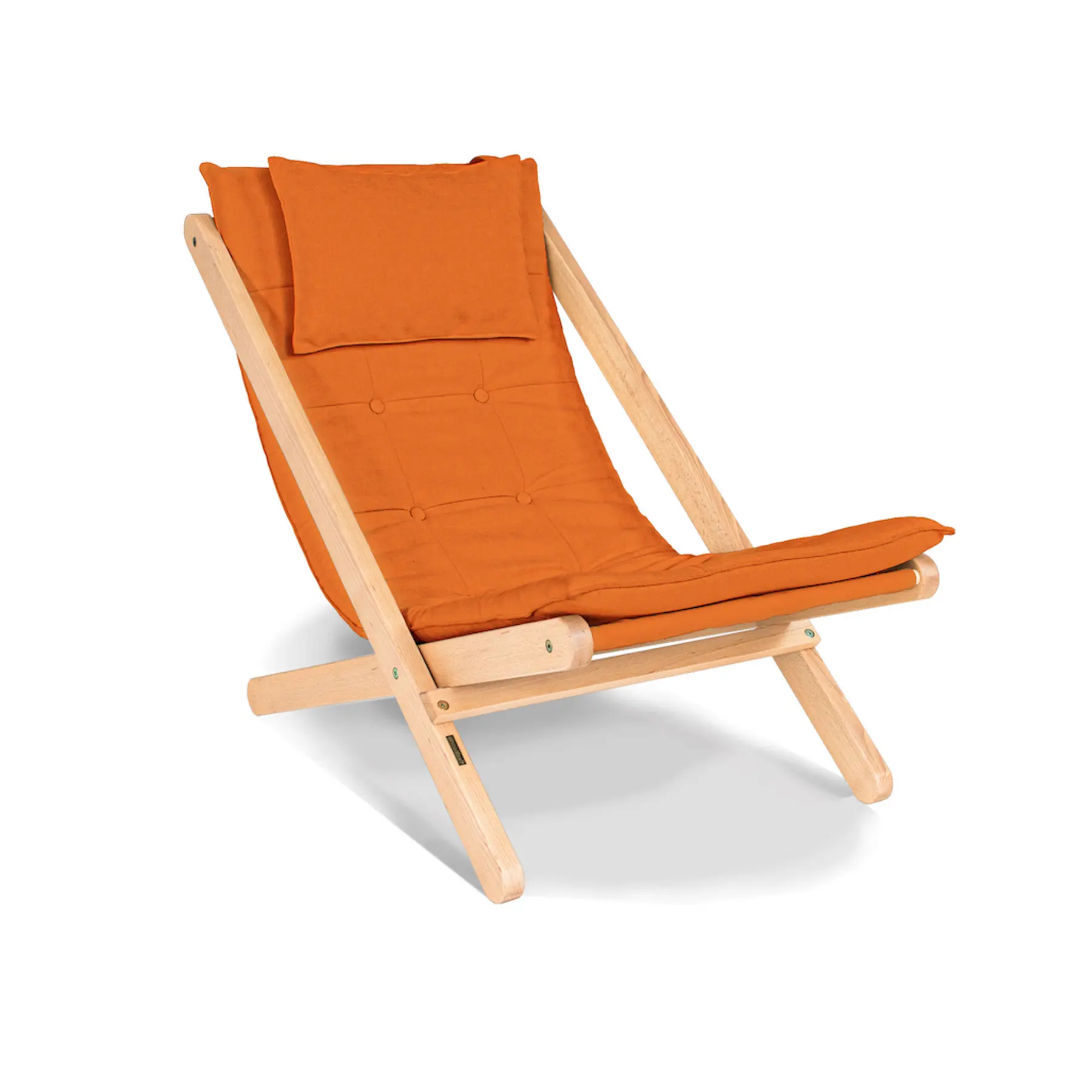 Unbehandelter Liegestuhl Woodman Allegro