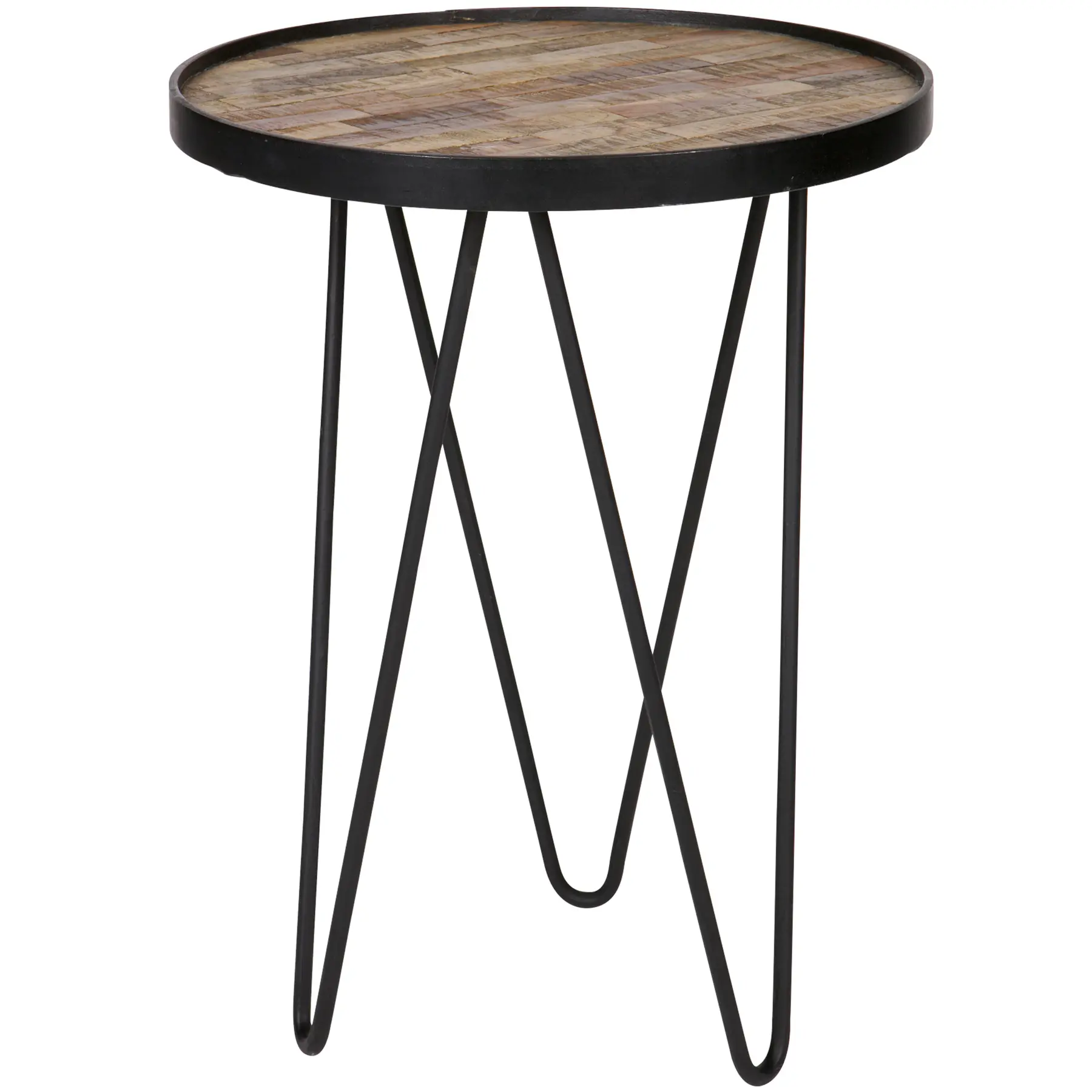 Table bois/bois métal Woood Lev Table bois/bois métal Woood Lev