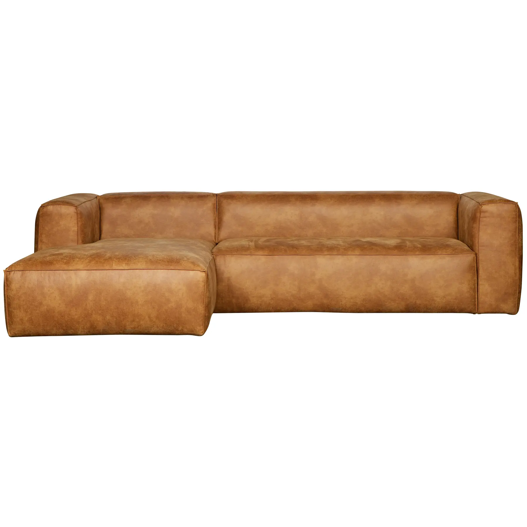 Canapé d'angle gauche eco cuir Woood Bean Canapé d'angle gauche eco cuir Woood Bean