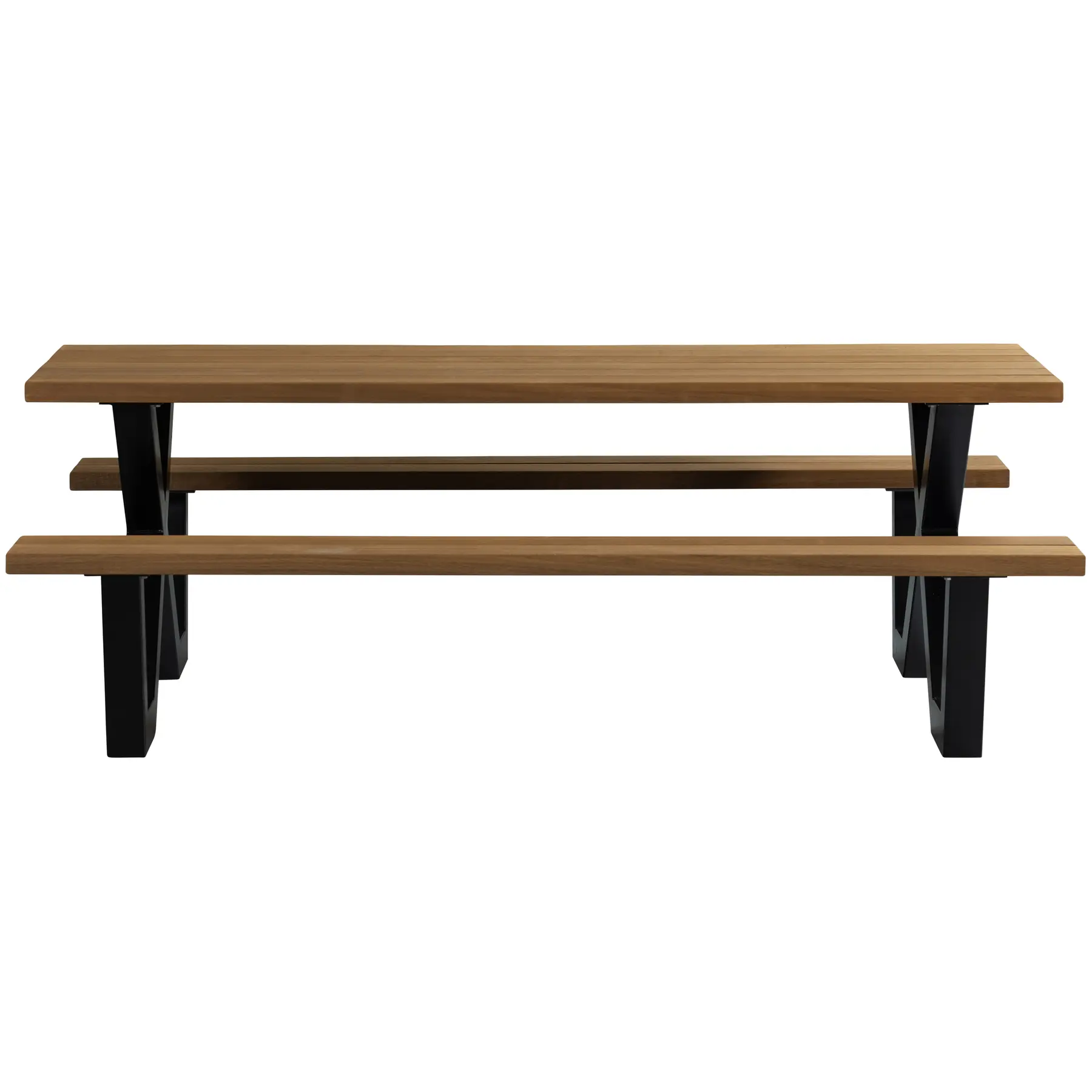 Table d'extérieur Woood Ayous Natural X-Poot Metal [Fsc]