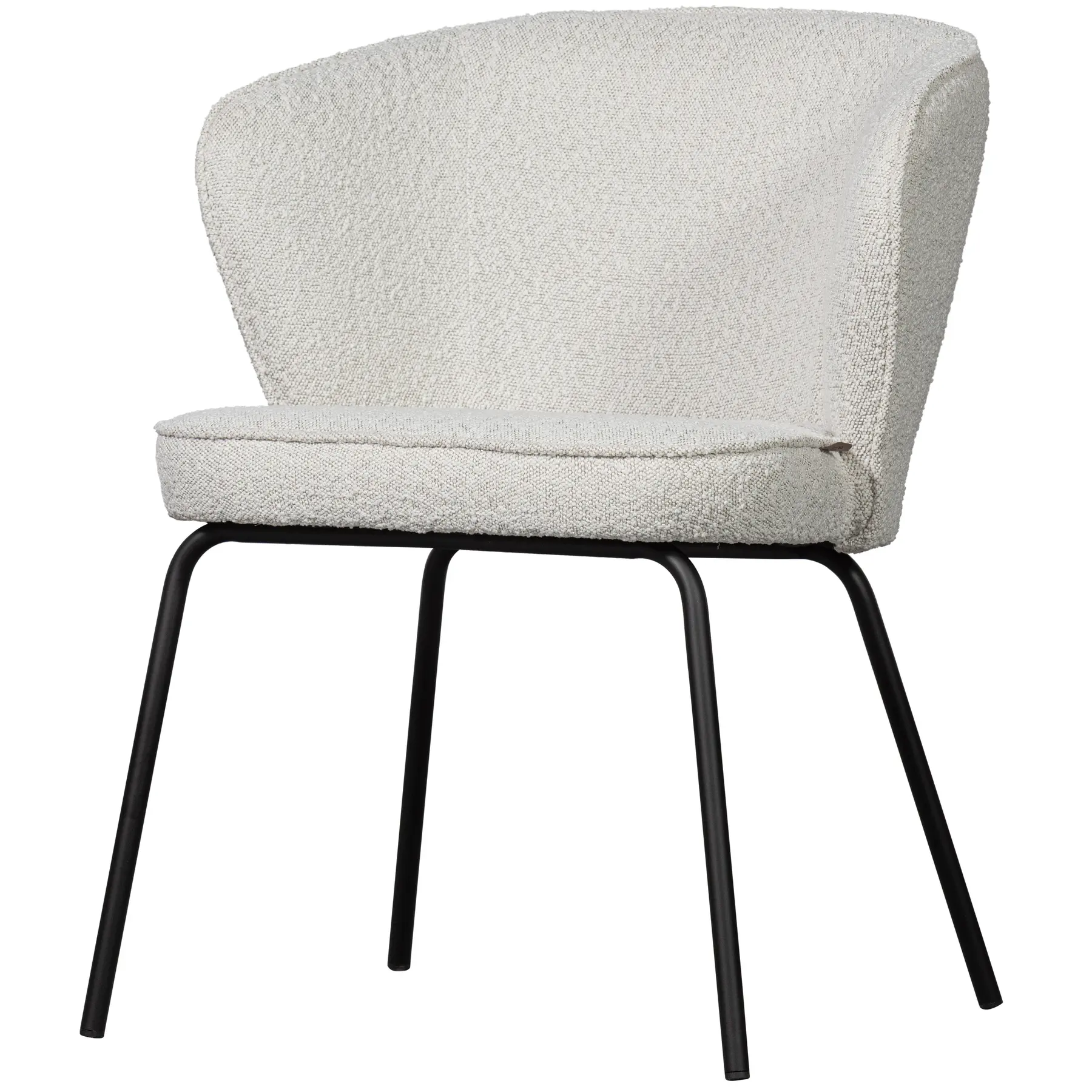 Chaise velours boucle Woood Admit