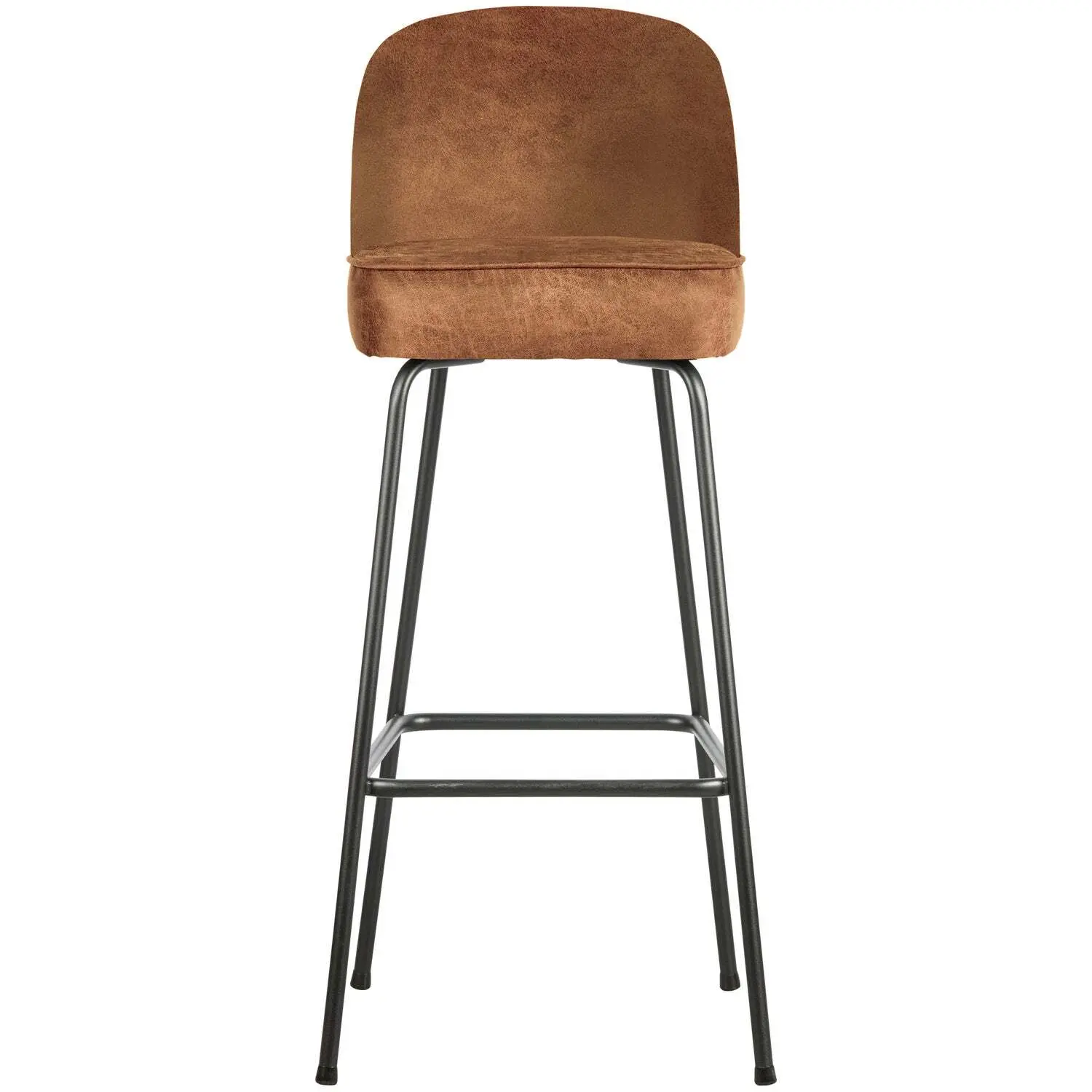 Tabouret de bar avec repose-pied eco cuir Woood Vogue Tabouret de bar avec repose-pied eco cuir Woood Vogue