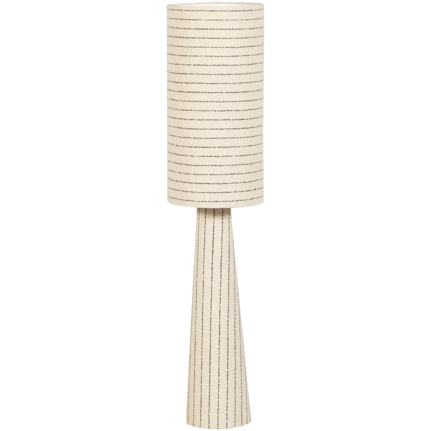 Metal-/Boucle-Lampenständer mit Streifen Woood Loft