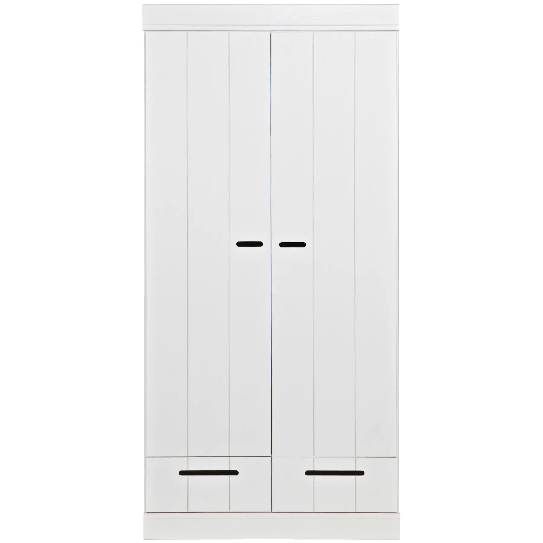 Armoire 2 portes avec tiroirs Woood Connect