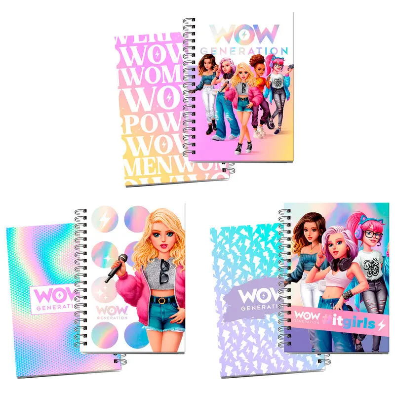 Bloc-notes A5 Wow Generation
