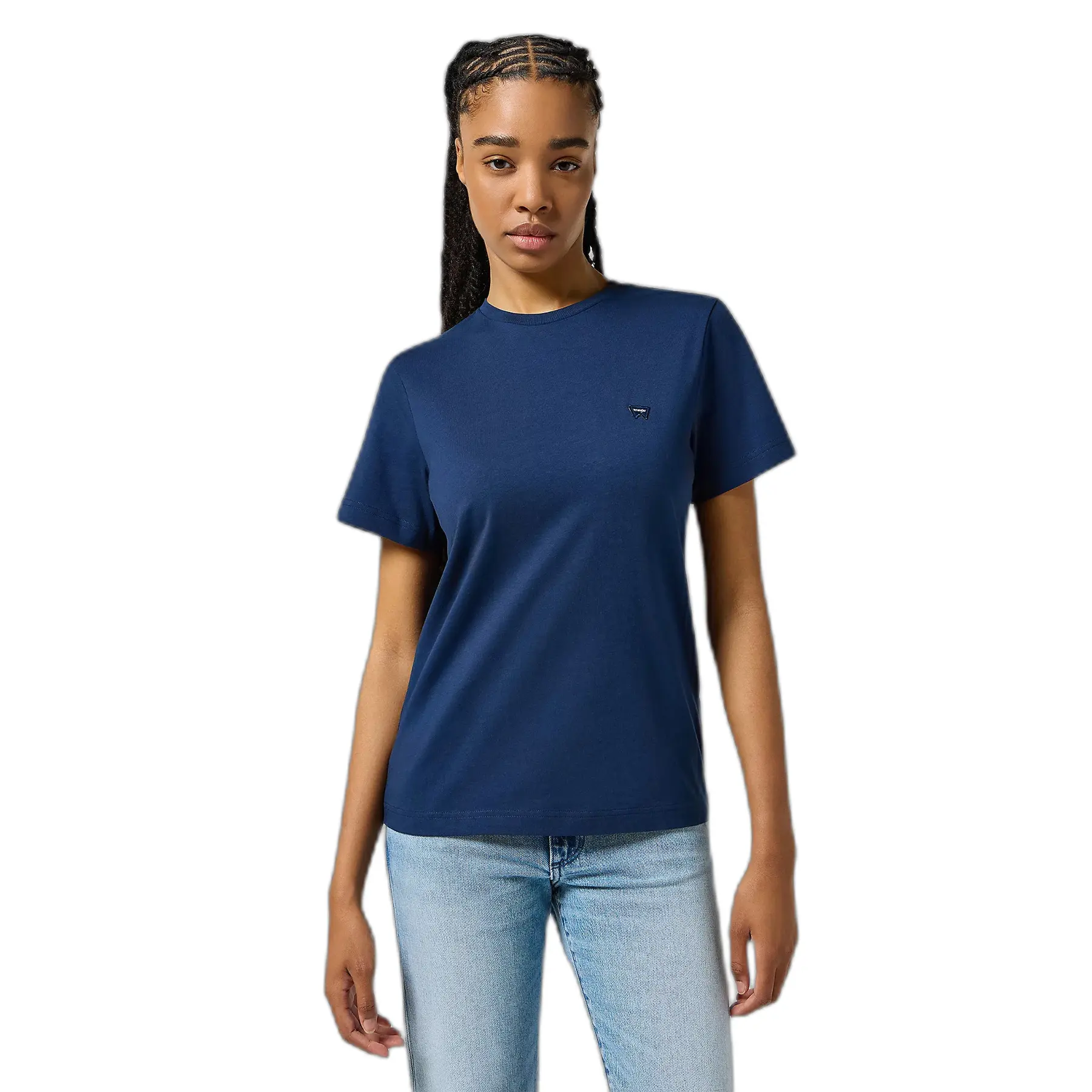 Wrangler Women's Bleu T-Shirt Sign Off