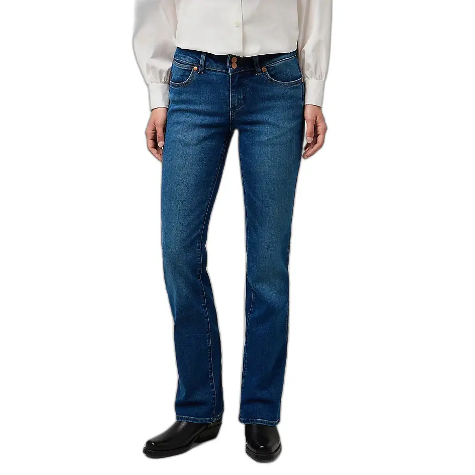 Wrangler Donna Bleu Jeans Bootcut Low Rise Bold