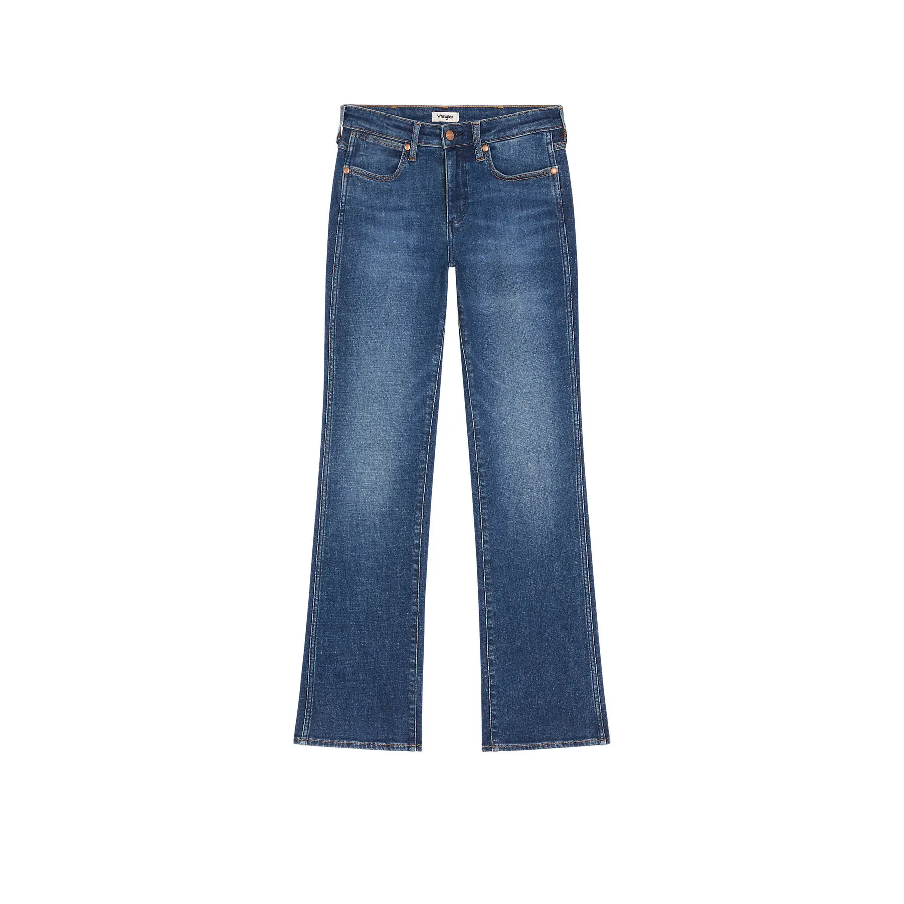 Wrangler Donna Bleu Jeans Bootcut Abyss