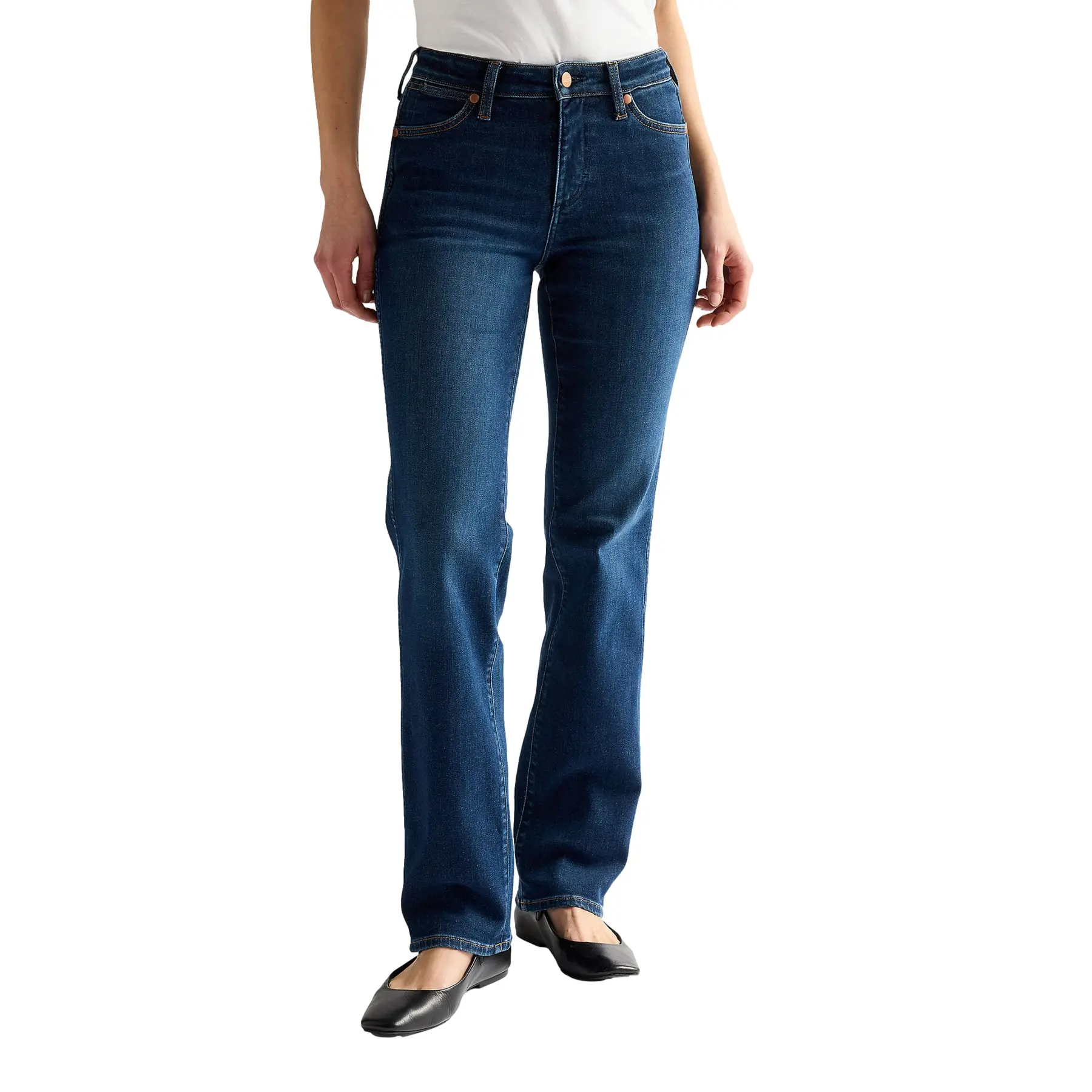 Wrangler Damen Bleu Straight Jeans Dawn Jay