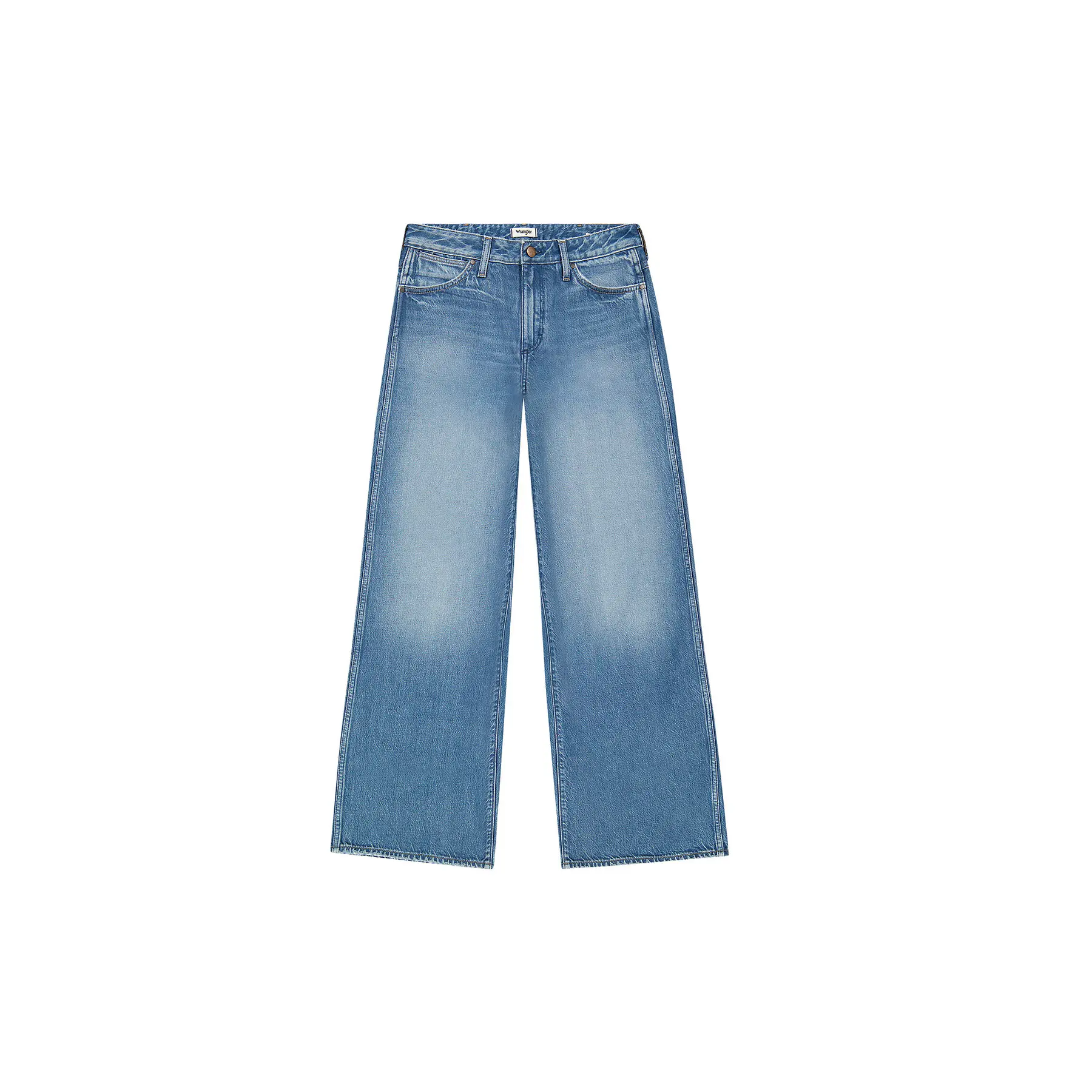 Wrangler Damen Blau Weite Jeans World