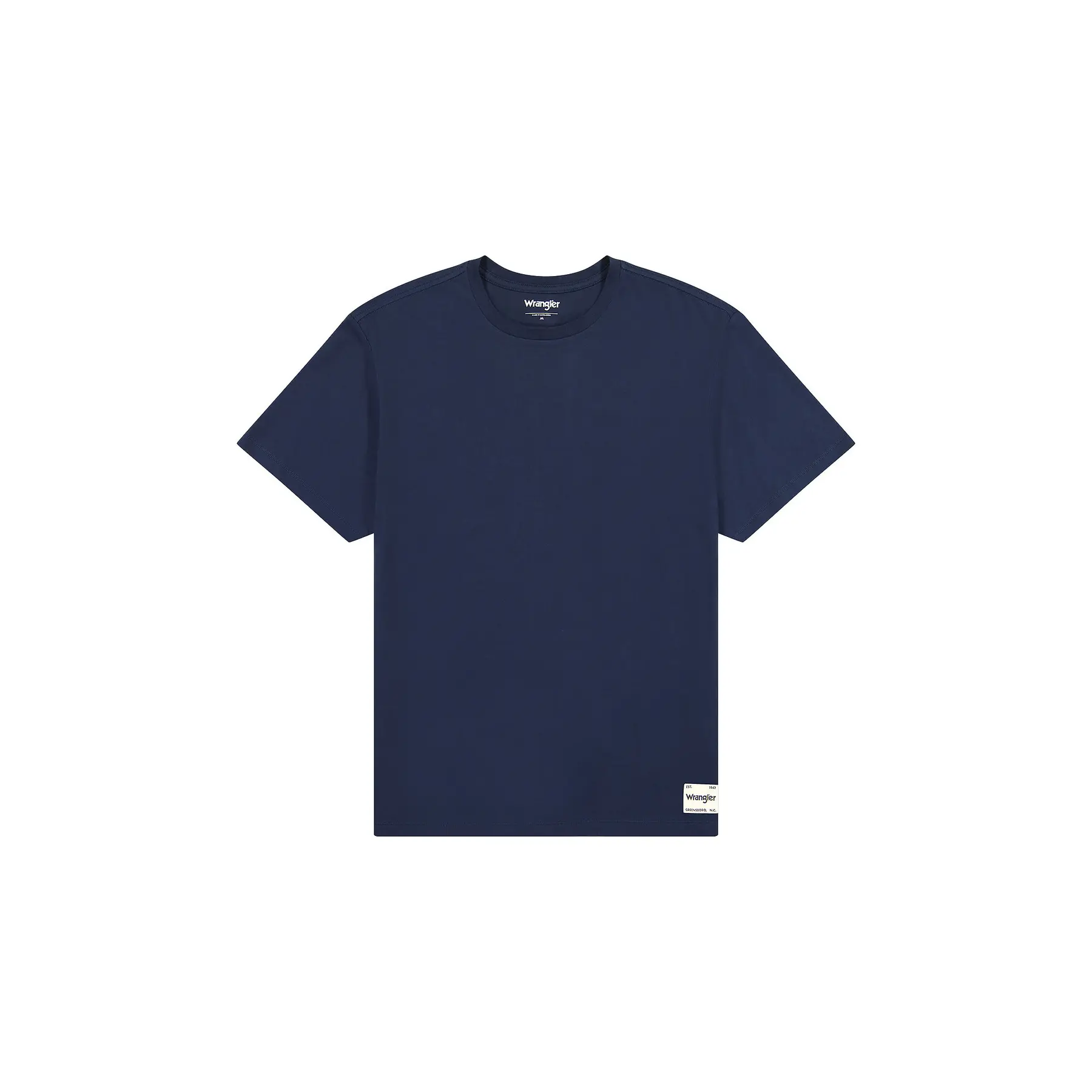 Wrangler Men's Blue T-Shirt Solid