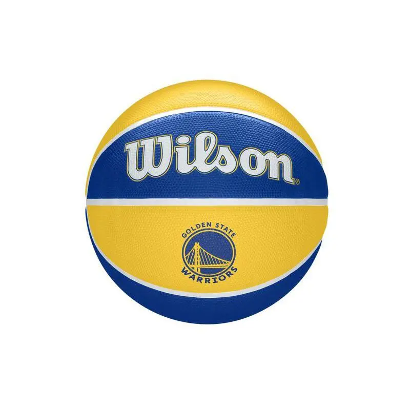 Balle de basket ball Wilson NBA Team Tribute Warriors Jaune - vue 8
