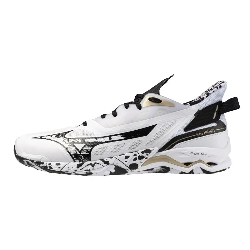 Mizuno WAVE MIRAGE 5 Chaussures de handball GE Or FemmeHommee Taille46.5
