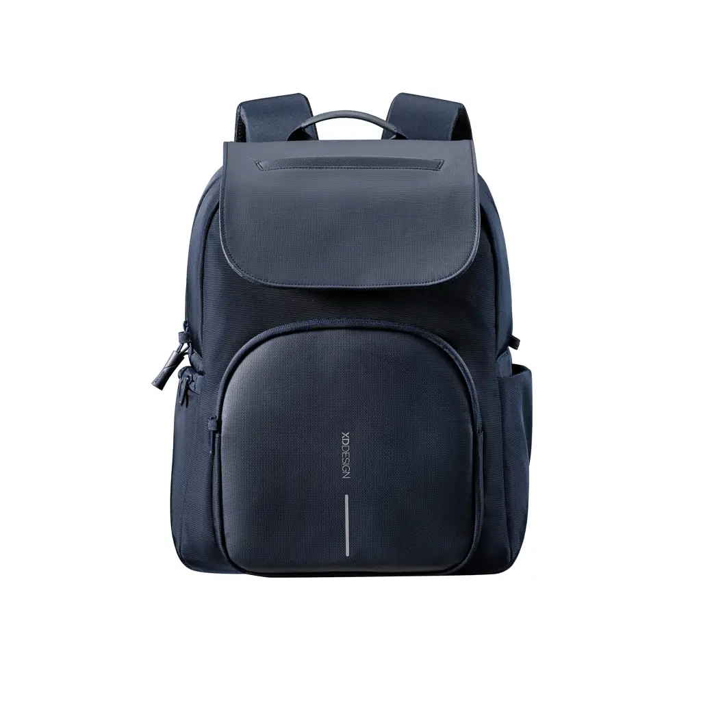 Xd Design Unisex Blue Anti-Theft Backpack Bobby Soft