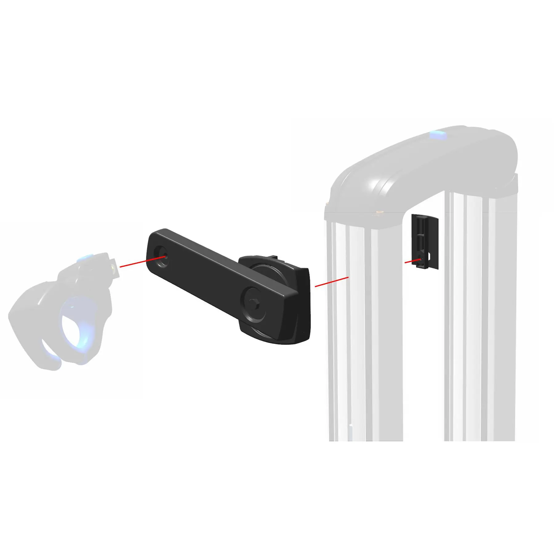 Frame-adapter voor fietsendrager XLC CC-X61 Almada