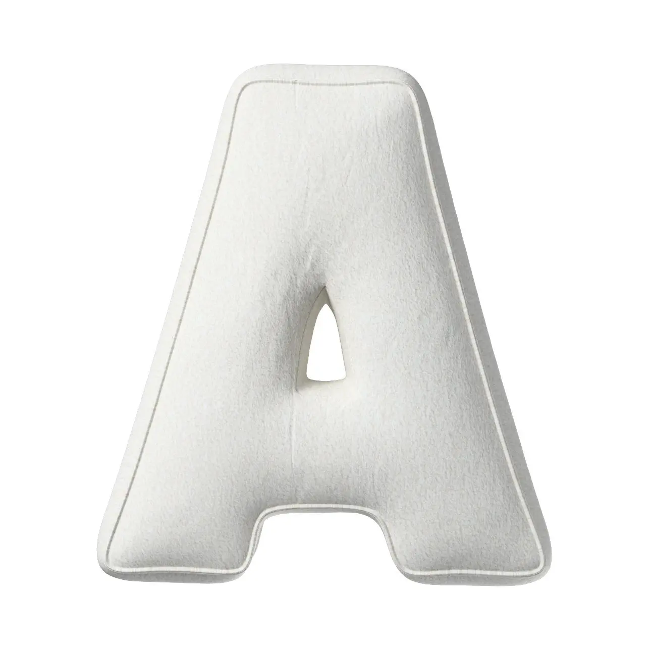 Kissen Buchstabe a Yellow Tipi Boucle