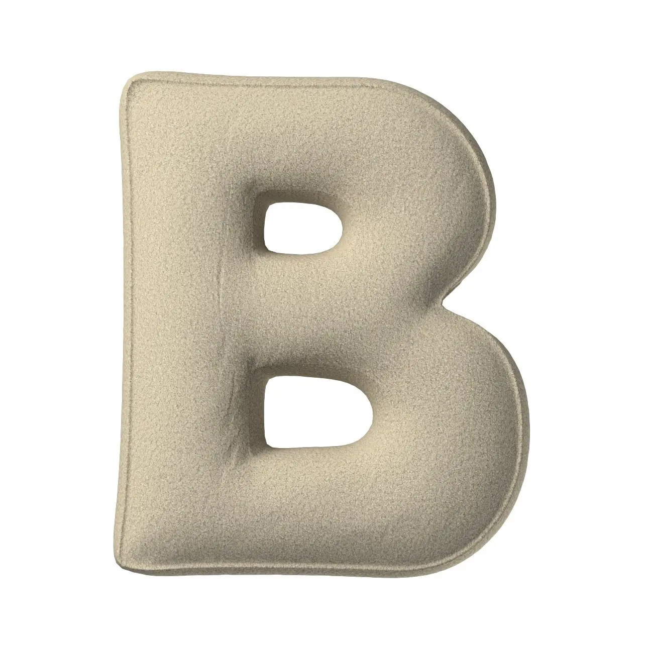 Kissen Buchstabe b Yellow Tipi Boucle