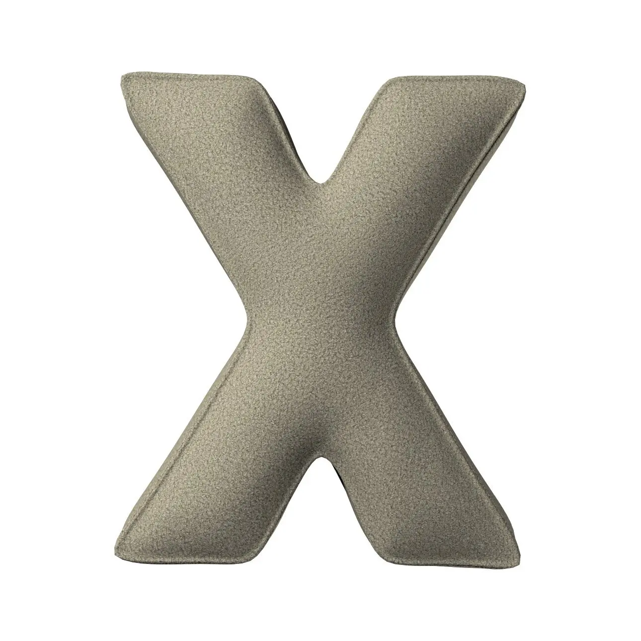 Kissen Buchstabe x Yellow Tipi Boucle