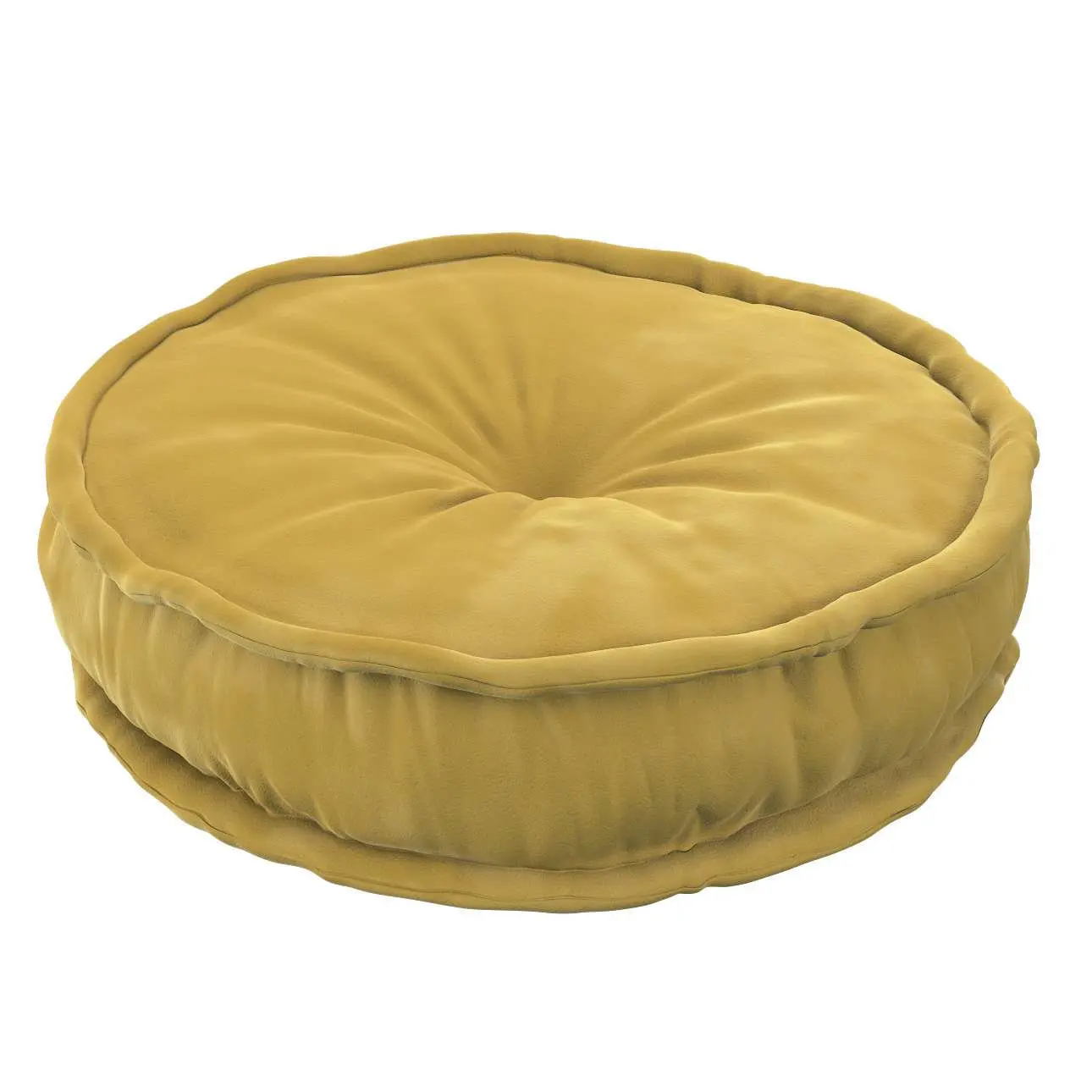 Französischer Sitzsack Yellow Tipi Posh Velvet