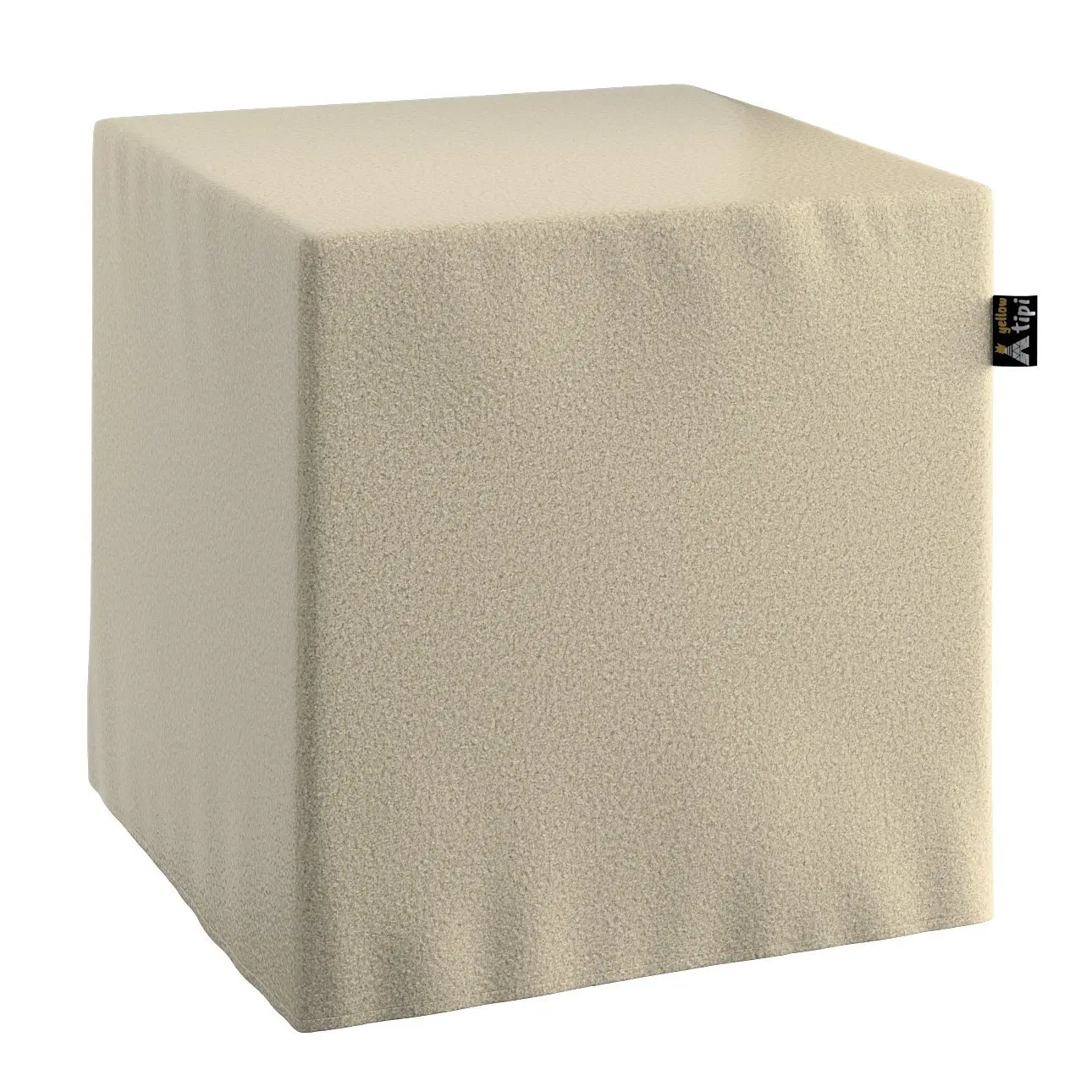 Pouf Yellow Tipi Nano cube Boucle