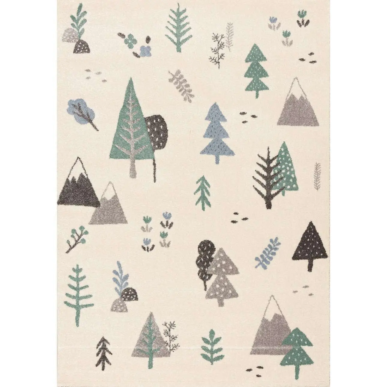 Tapis chambre - Fôrets magiques Yellow Tipi