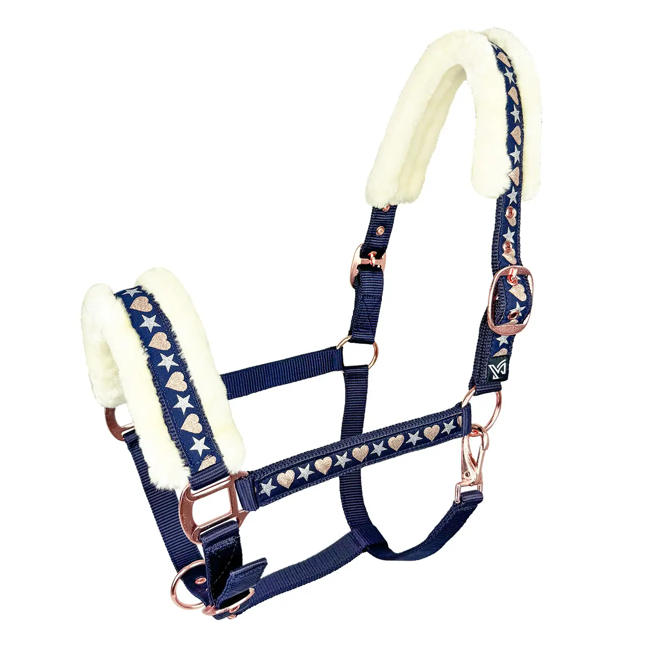 Fur halter for horse York Cyntia