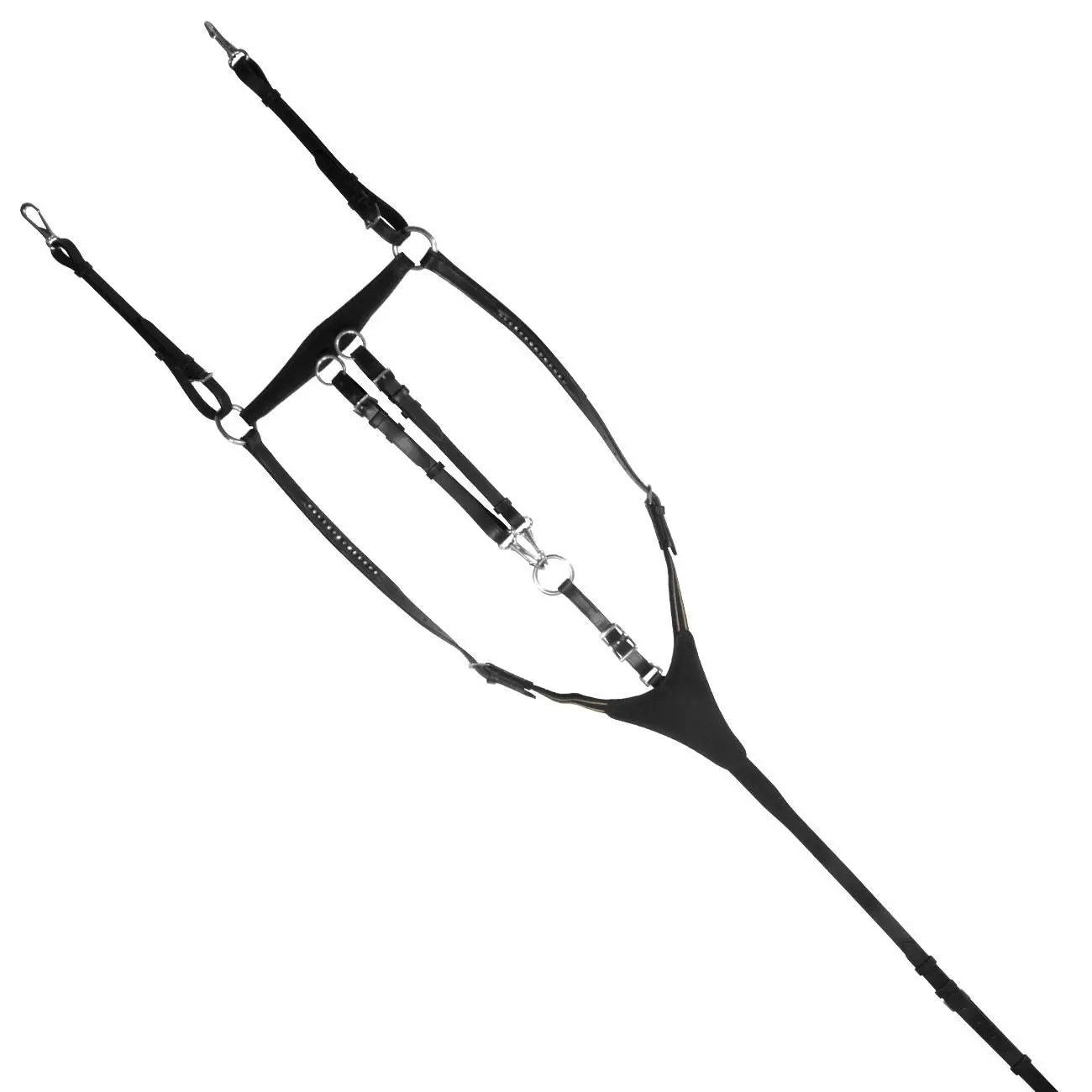 Jagdhalsband für Pferde mit Martingal York Sari