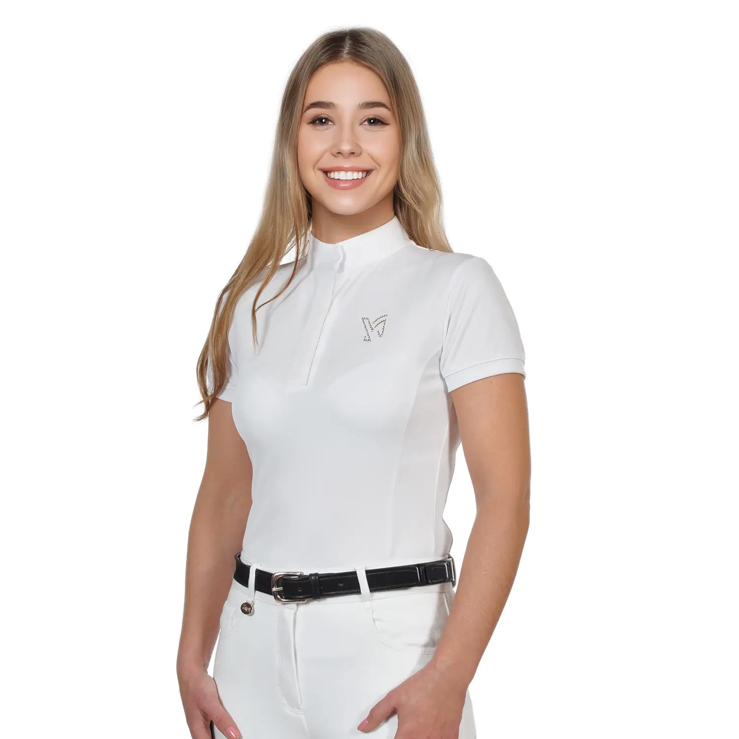 Turnier-Poloshirt Mädchen York Cristi