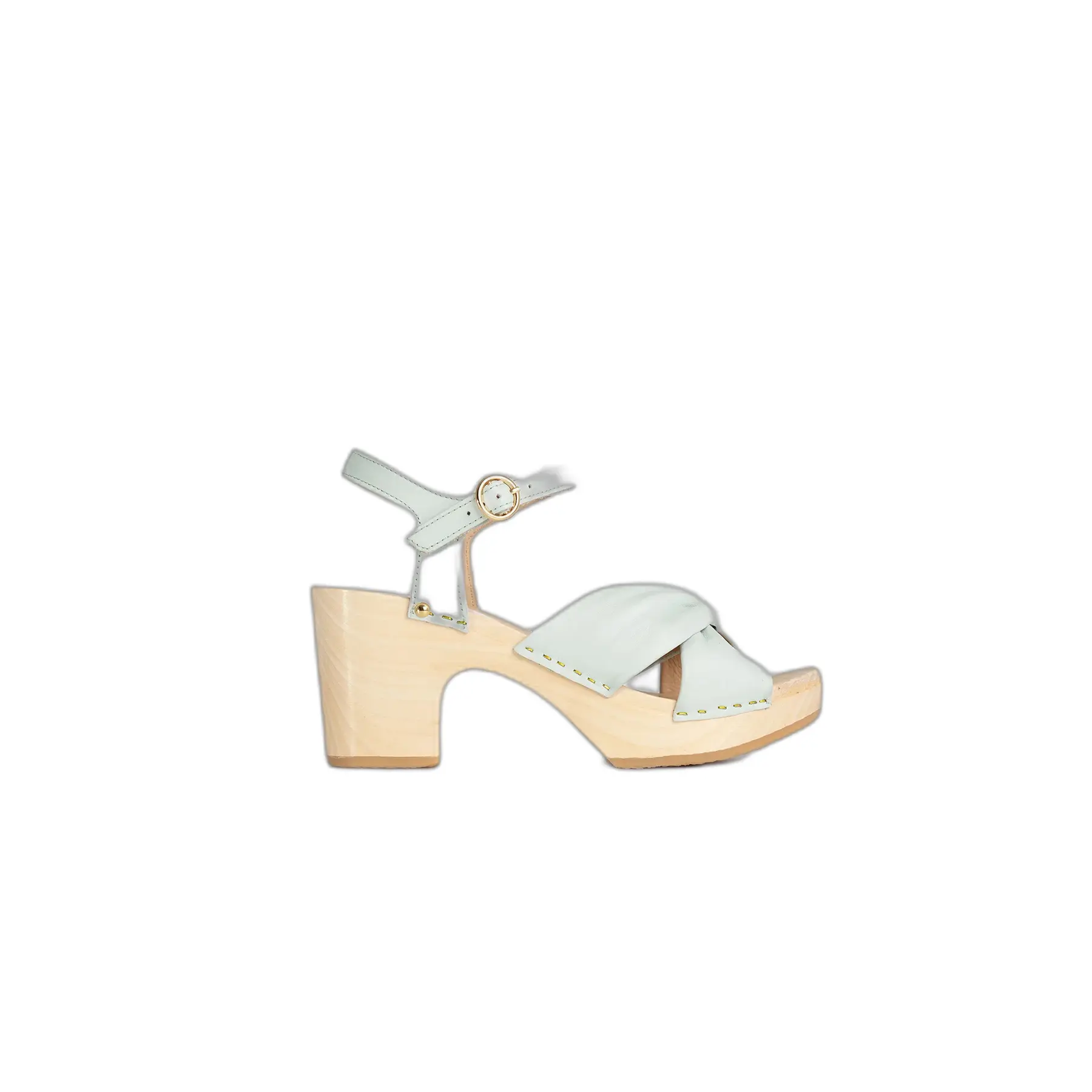 Sandali donna con tacco in pelle Youyou Yelda