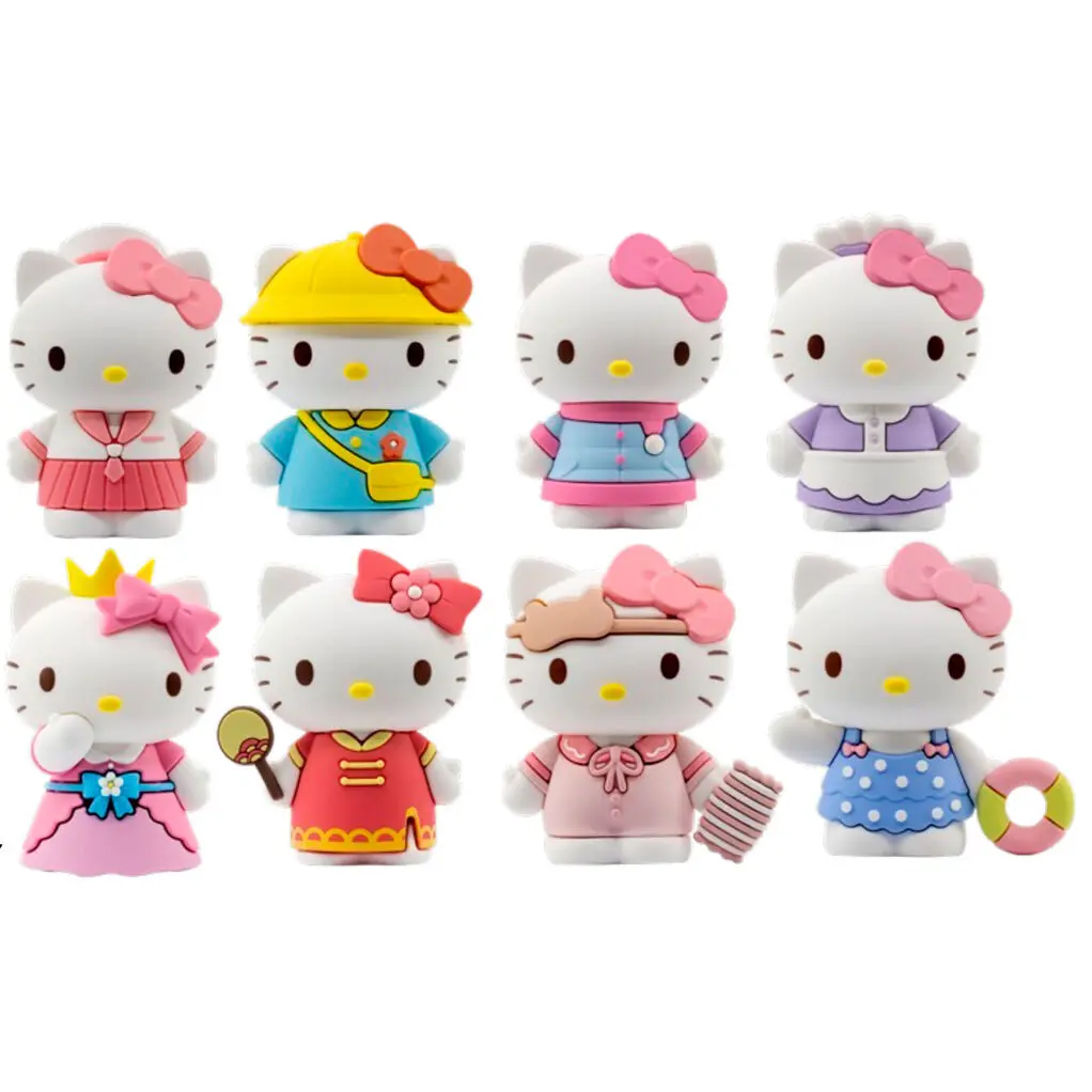 Figurine YuMe Toys Hello Kitty (x8)