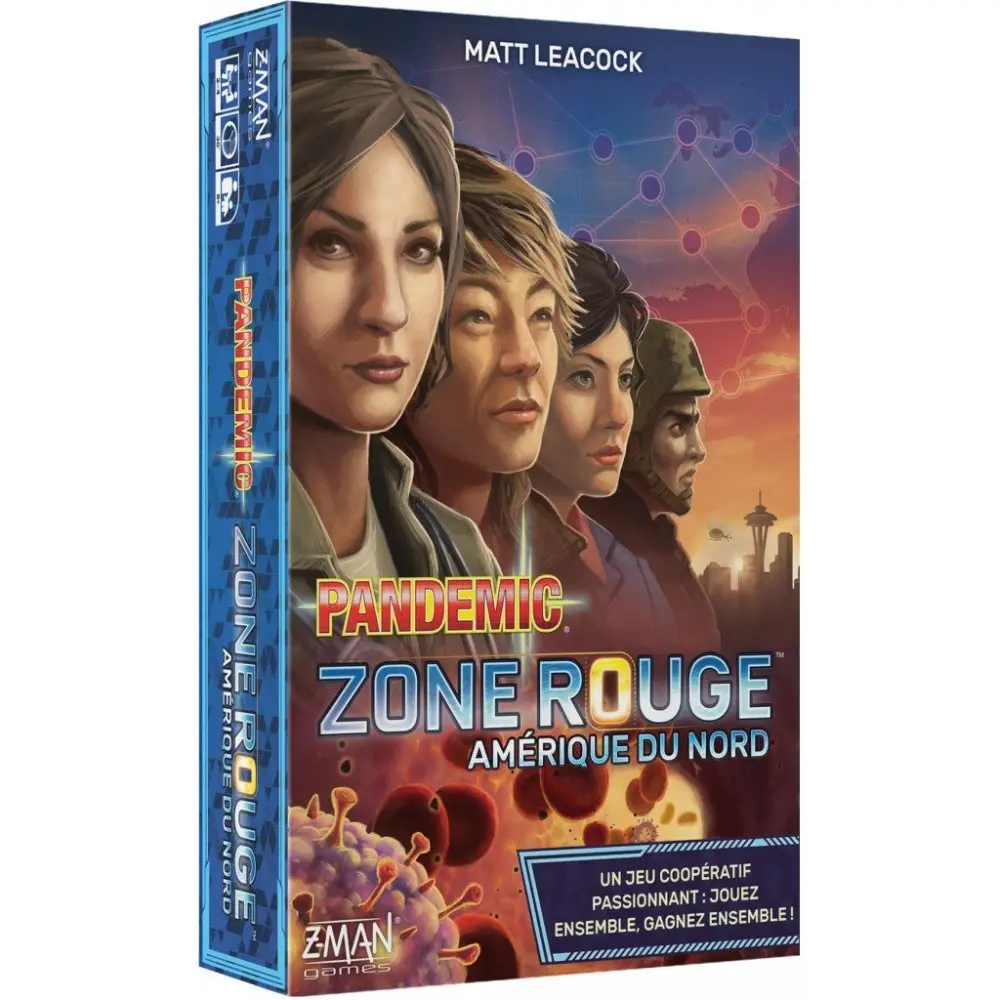 Gesellschaftsspiele Z-man Games Pandemic Zone Rouge : Amérique du Nord